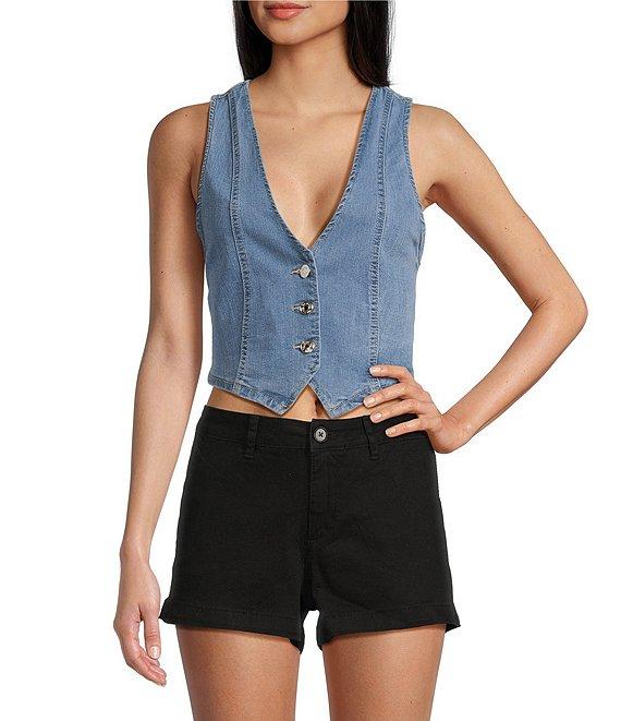 YMI Jeanswear Cropped Vest Product Image