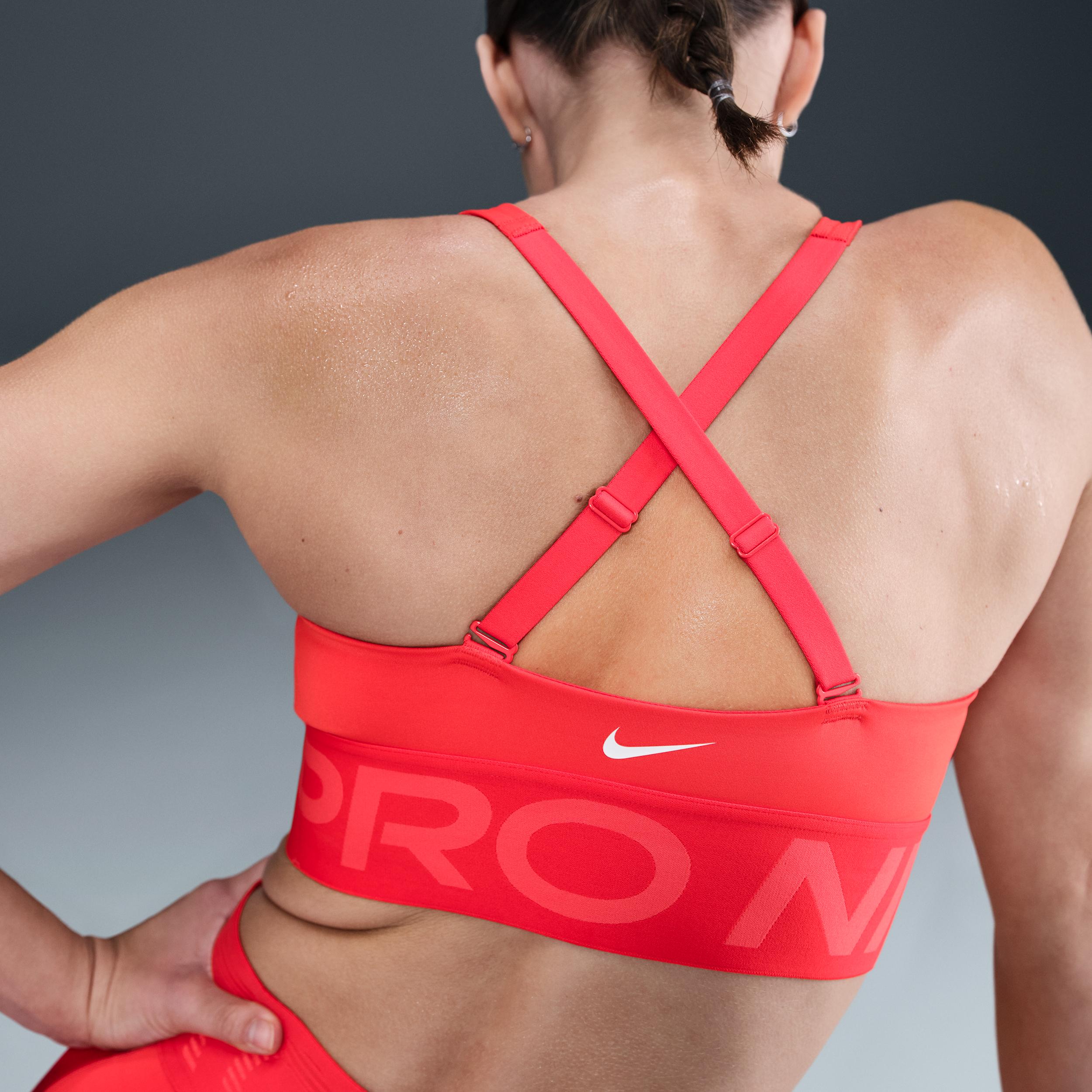 Womens Nike Pro Indy Plunge Medium-Support Padded Sports Bra | HF7324-696 Product Image