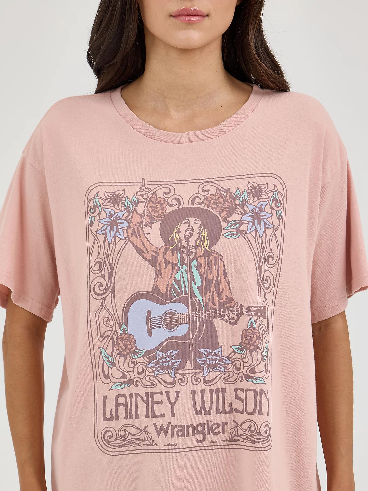 Women's Wrangler® Lainey Wilson Oversized Band Tee | Women's TOPS | Wrangler® Product Image