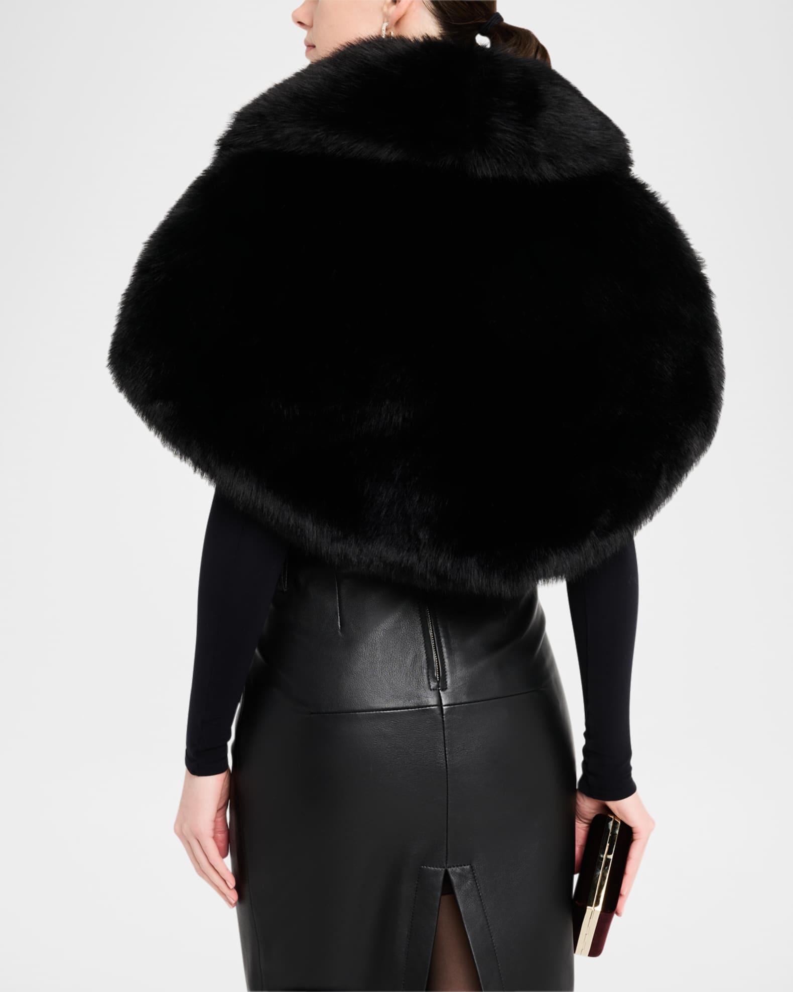 The Adrienne Faux Fur Capelet Product Image
