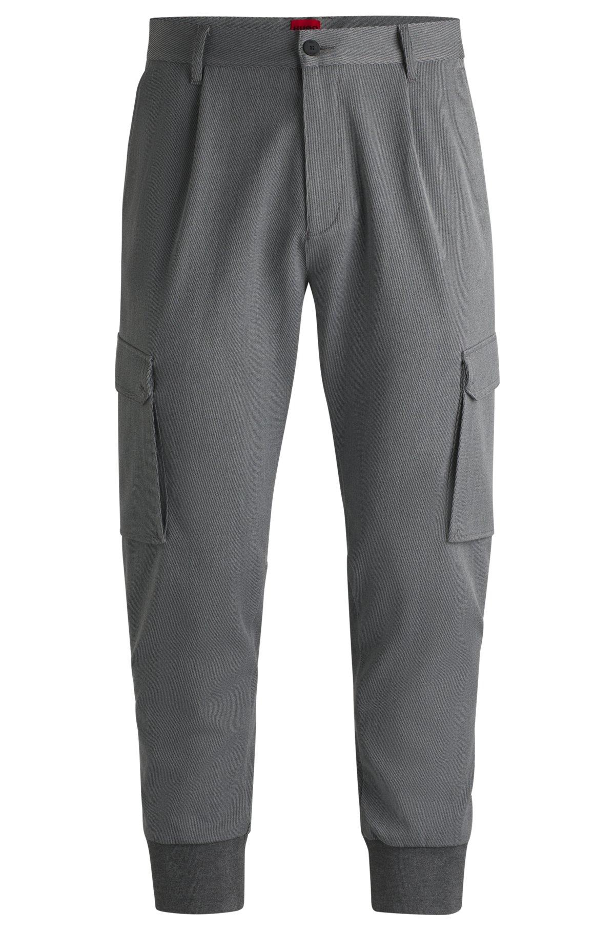 Slim-fit trousers in stretch gabardine Product Image