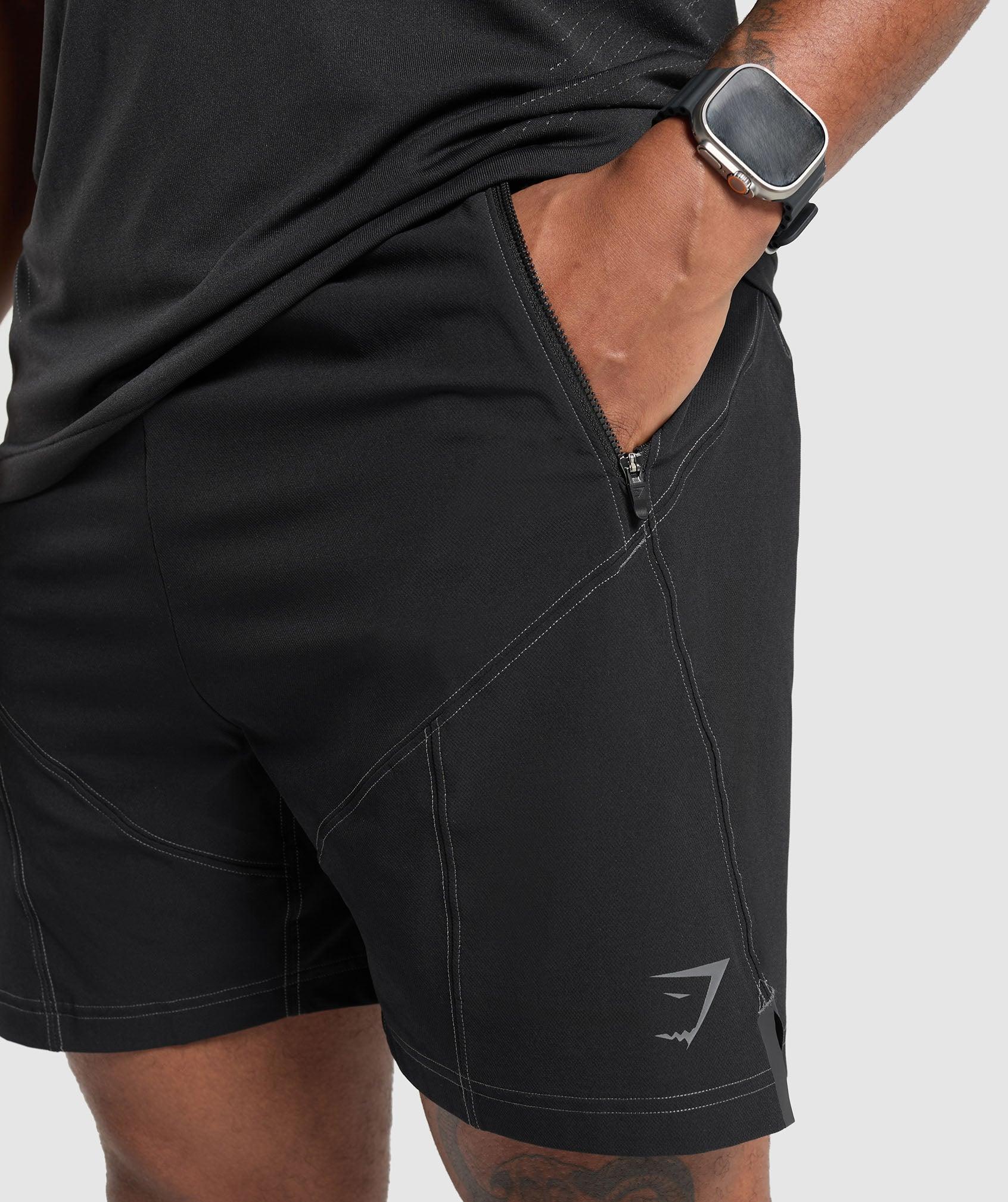 Gymshark Tactical 6" Short - Black Male Product Image
