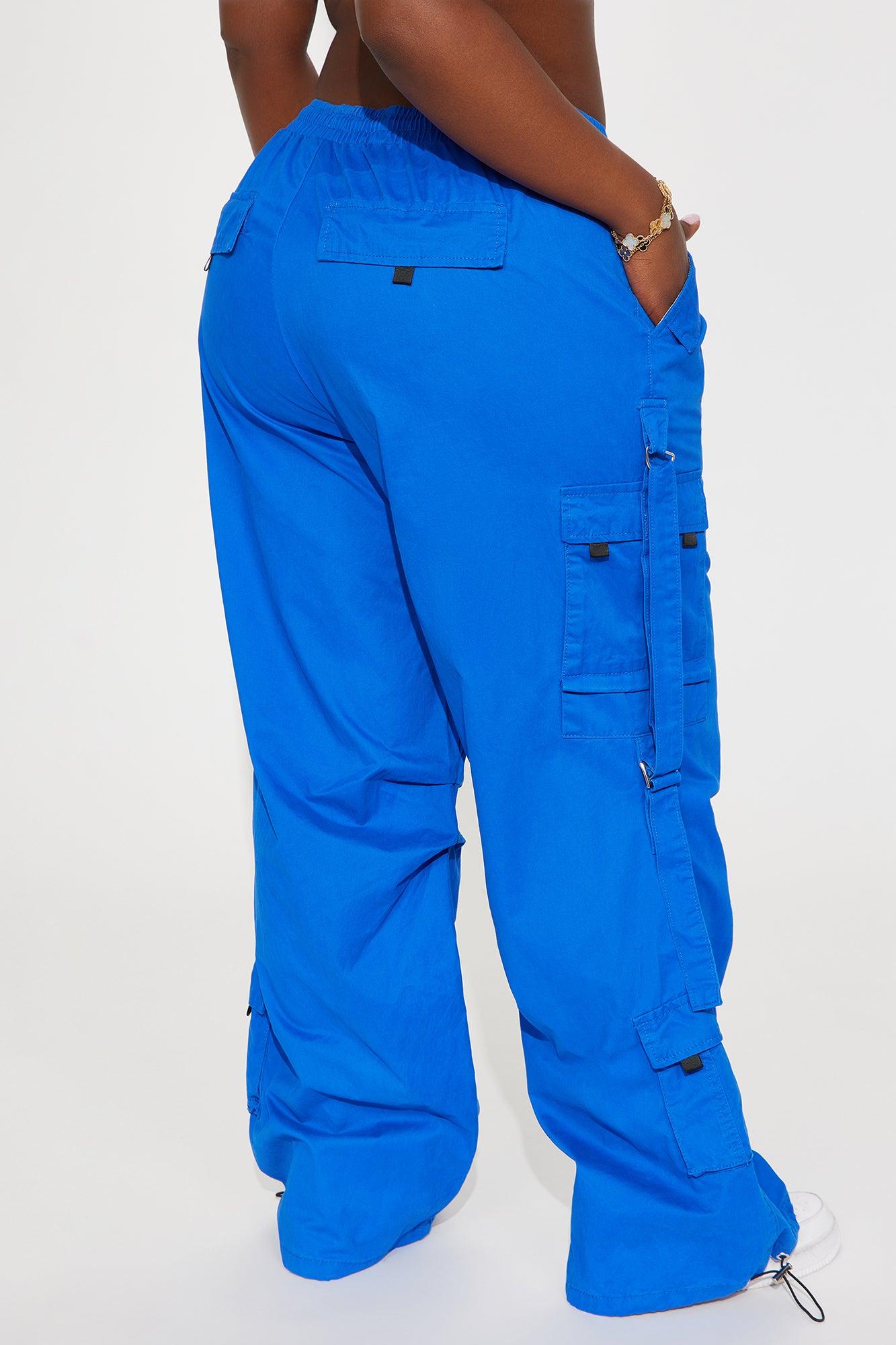 Don't Mess Around Cargo Pant - Royal Female Product Image
