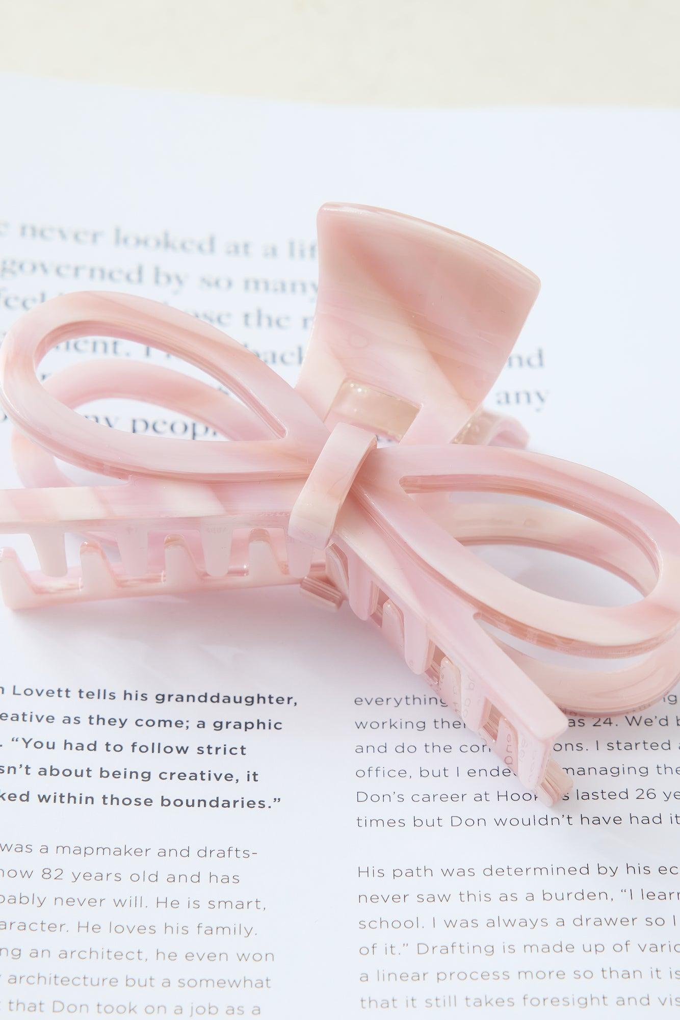 Pretty Bow Claw Clip Purple Product Image