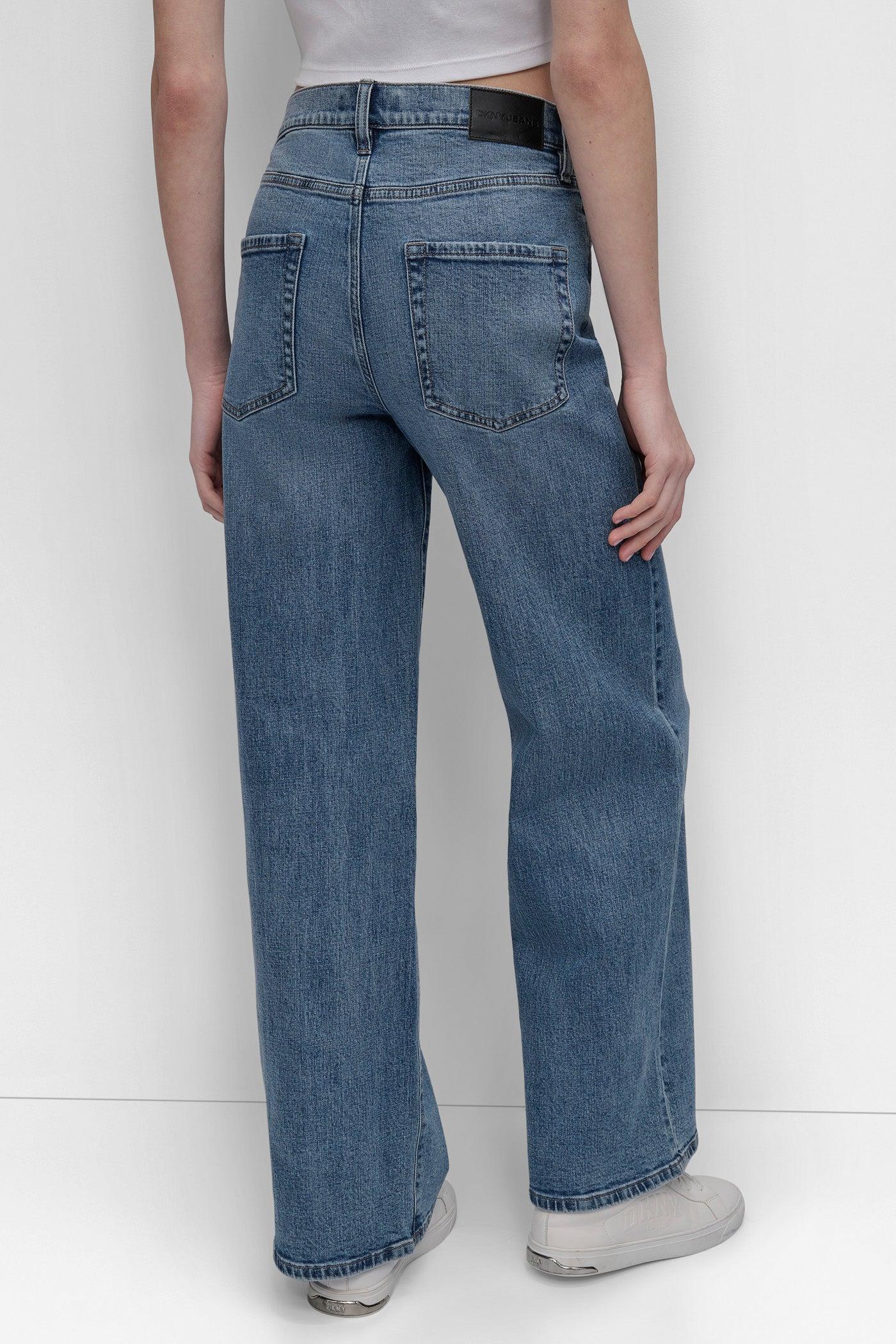 HIGH-RISE TAILORED WIDE-LEG JEAN Product Image