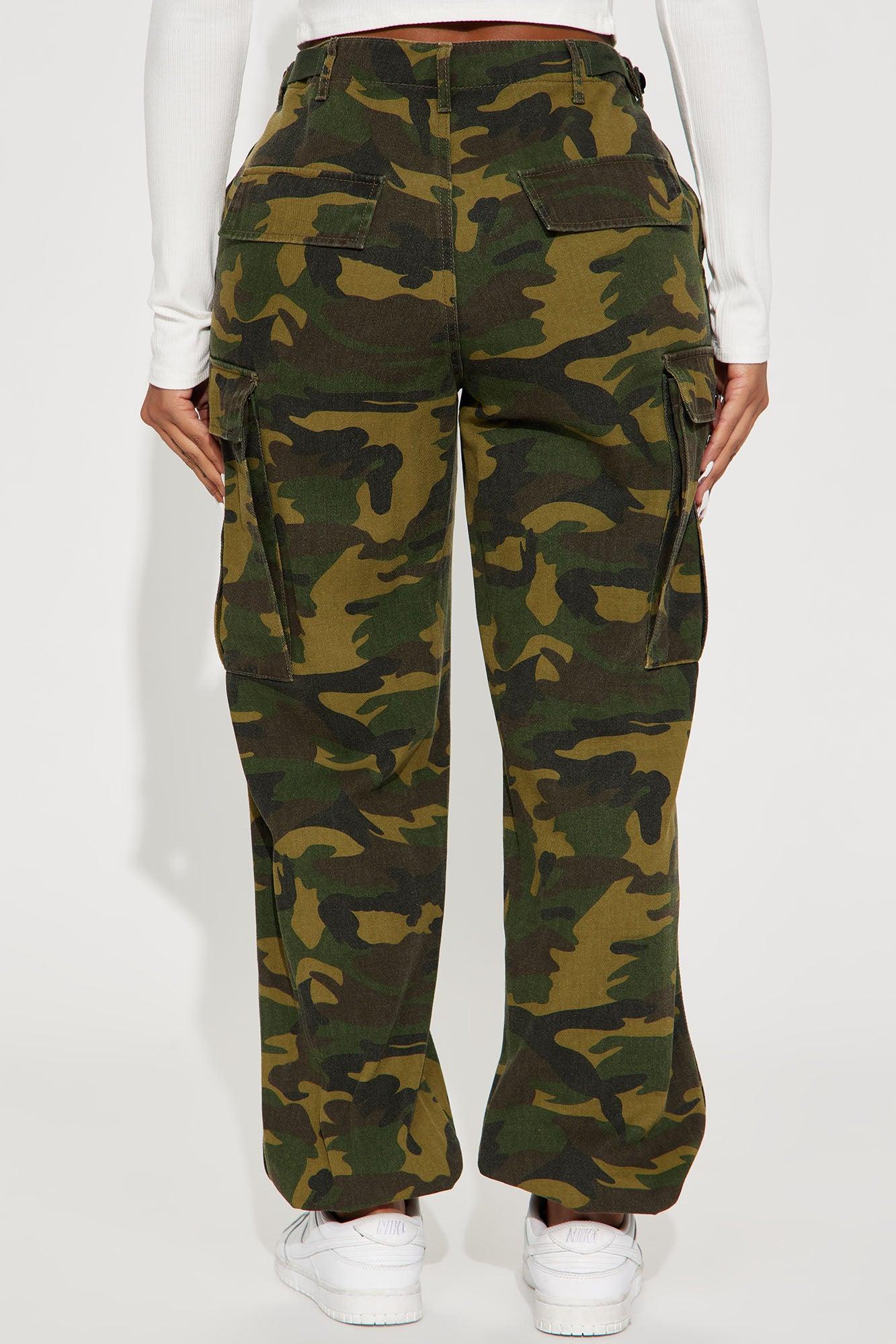 Cadet Kim Oversized Camo Pants - Camo Product Image