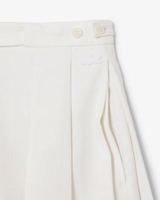 Runway Pleated Wool Bermuda Shorts Product Image