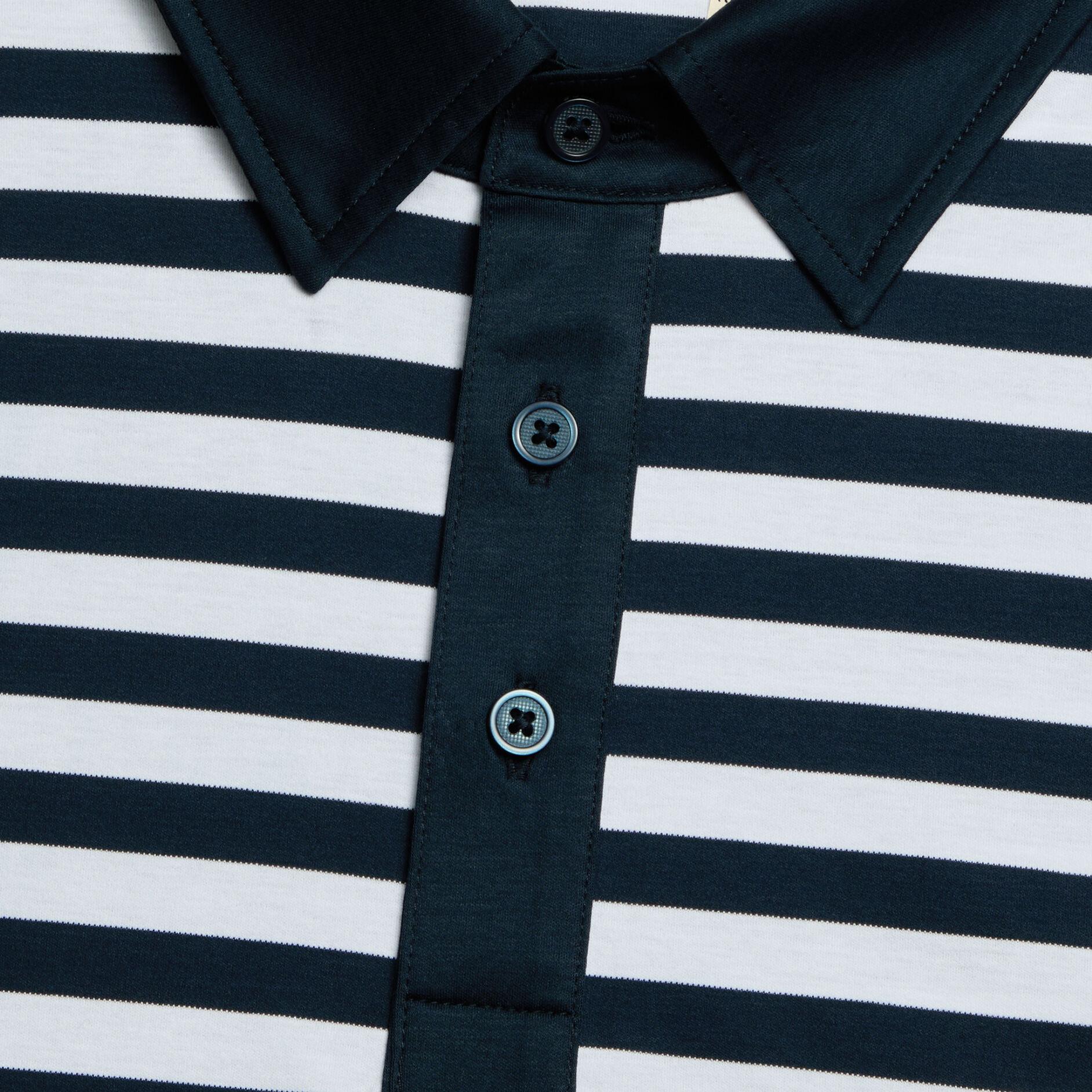 BRETON STRIPE COTTON POLO Product Image