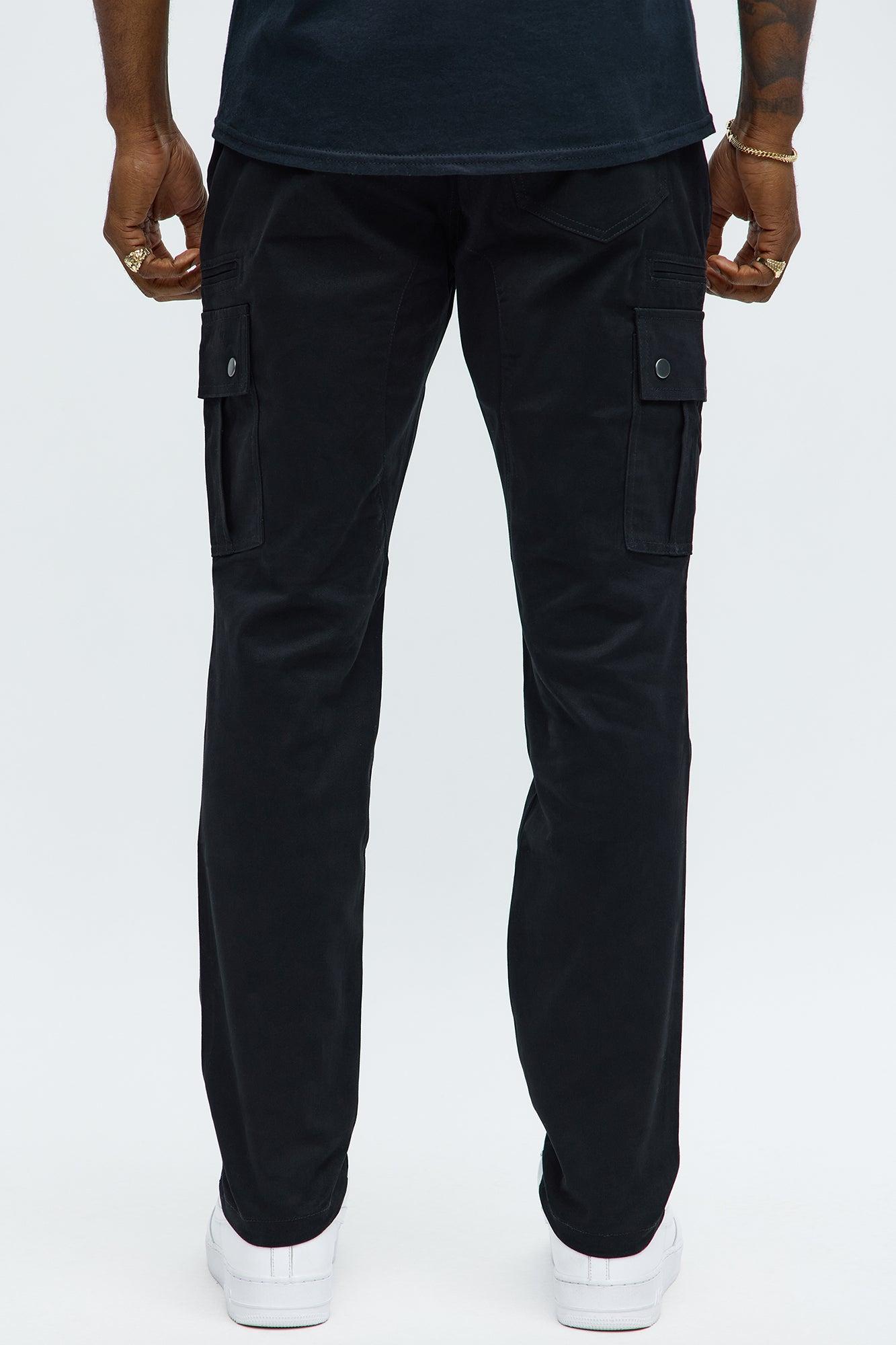 Skinny Striker Cargo Pants - Black Male Product Image