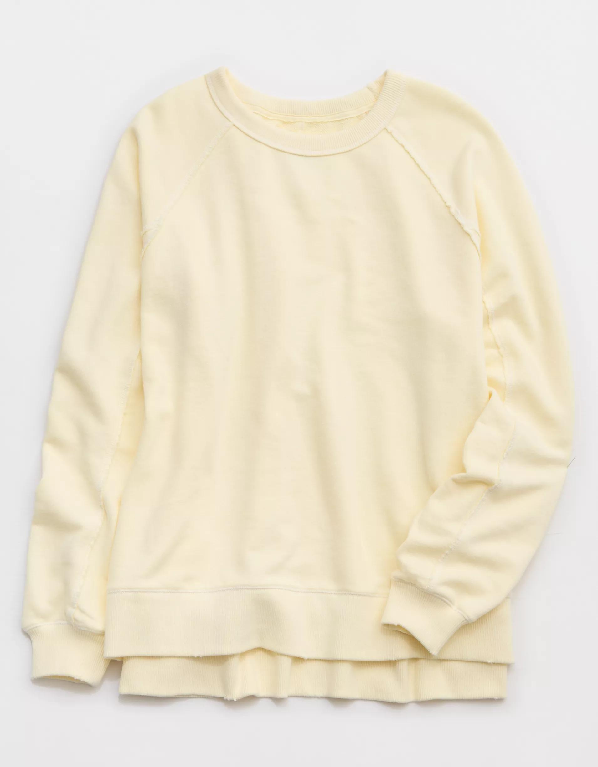 Aerie East West Crew Sweatshirt Product Image