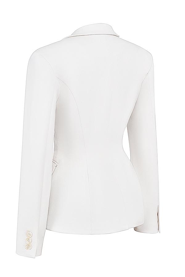 Sariah  ivory contour tailored blazer Product Image