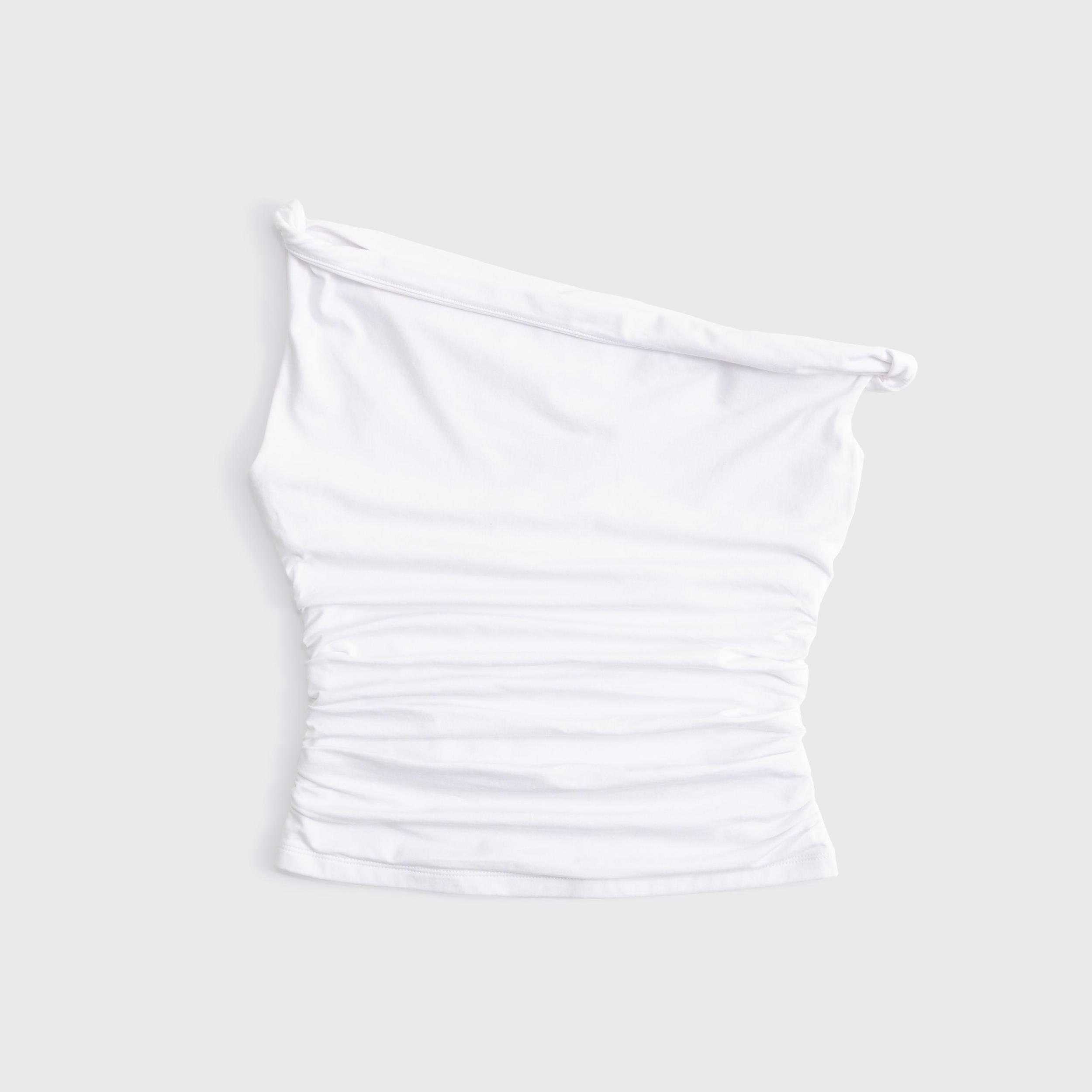 Asymmetrical Mesh Twist Top Product Image