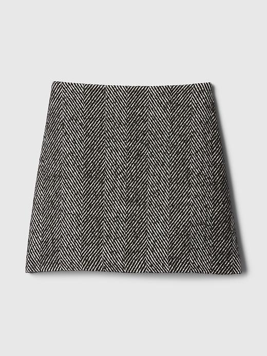 Herringbone Mini Skirt Product Image