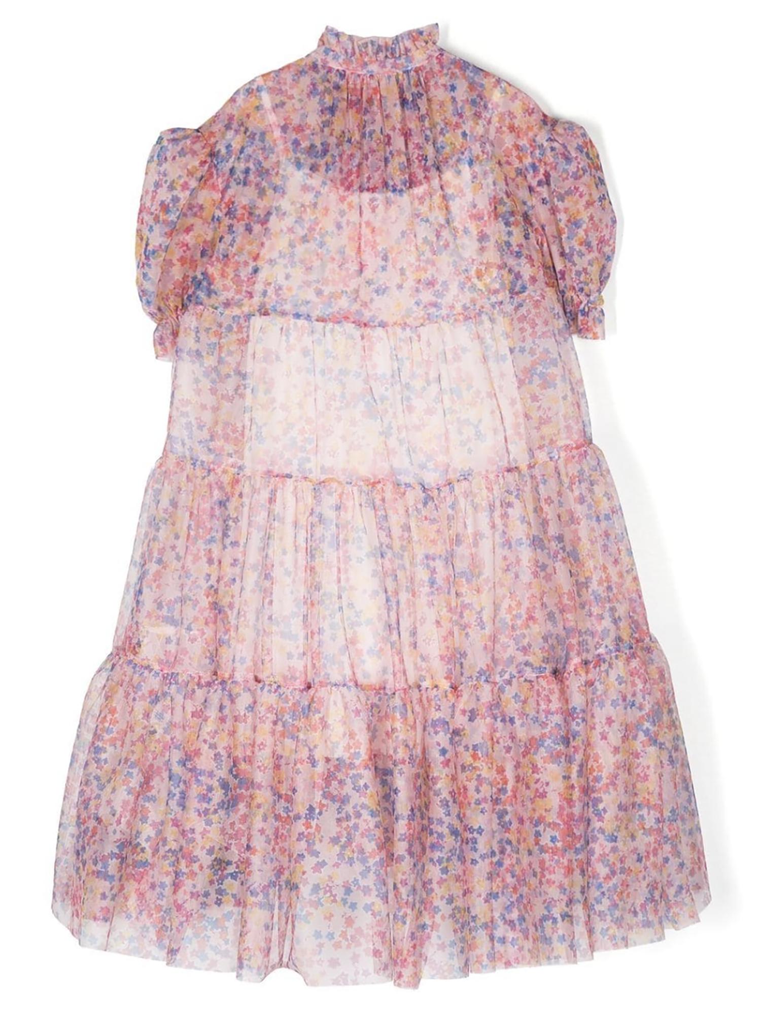 Philosophy S-Sleeve Dress With All-Over Print Detail Product Image