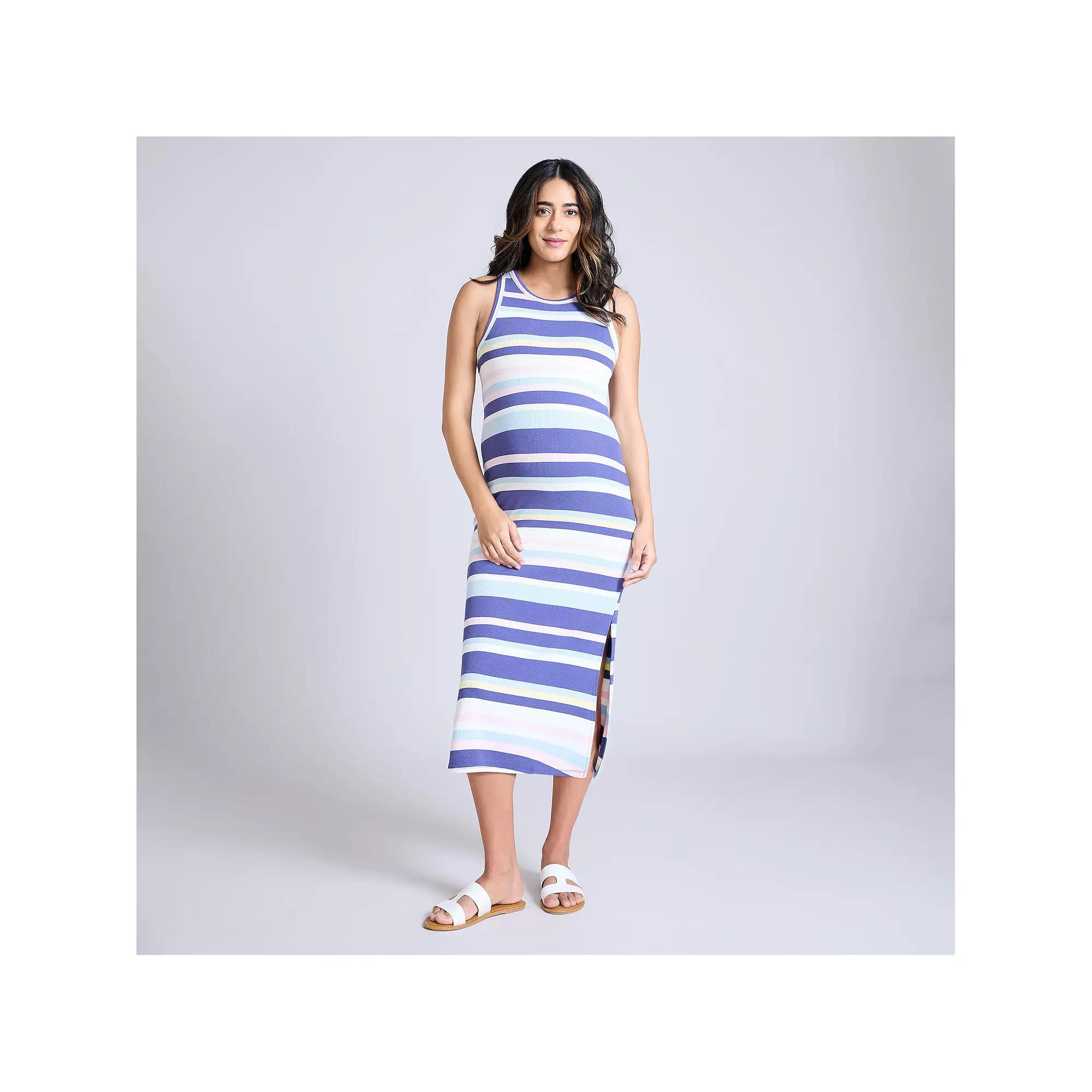 Maternity Motherhood® Racerback Tank Dress, Women's, Size: XXL-MAT, Dark Blue Product Image