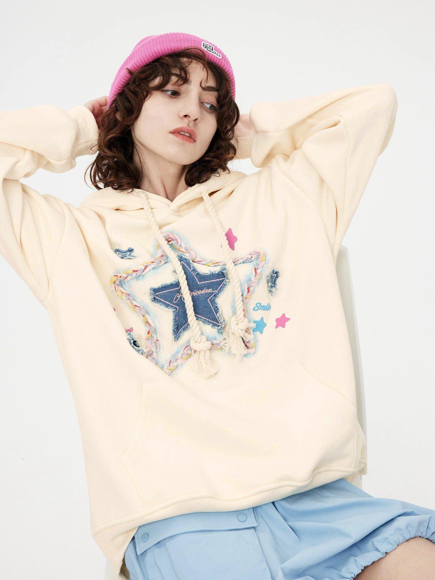 Aelfric Eden Oversized Star Hoodie Product Image