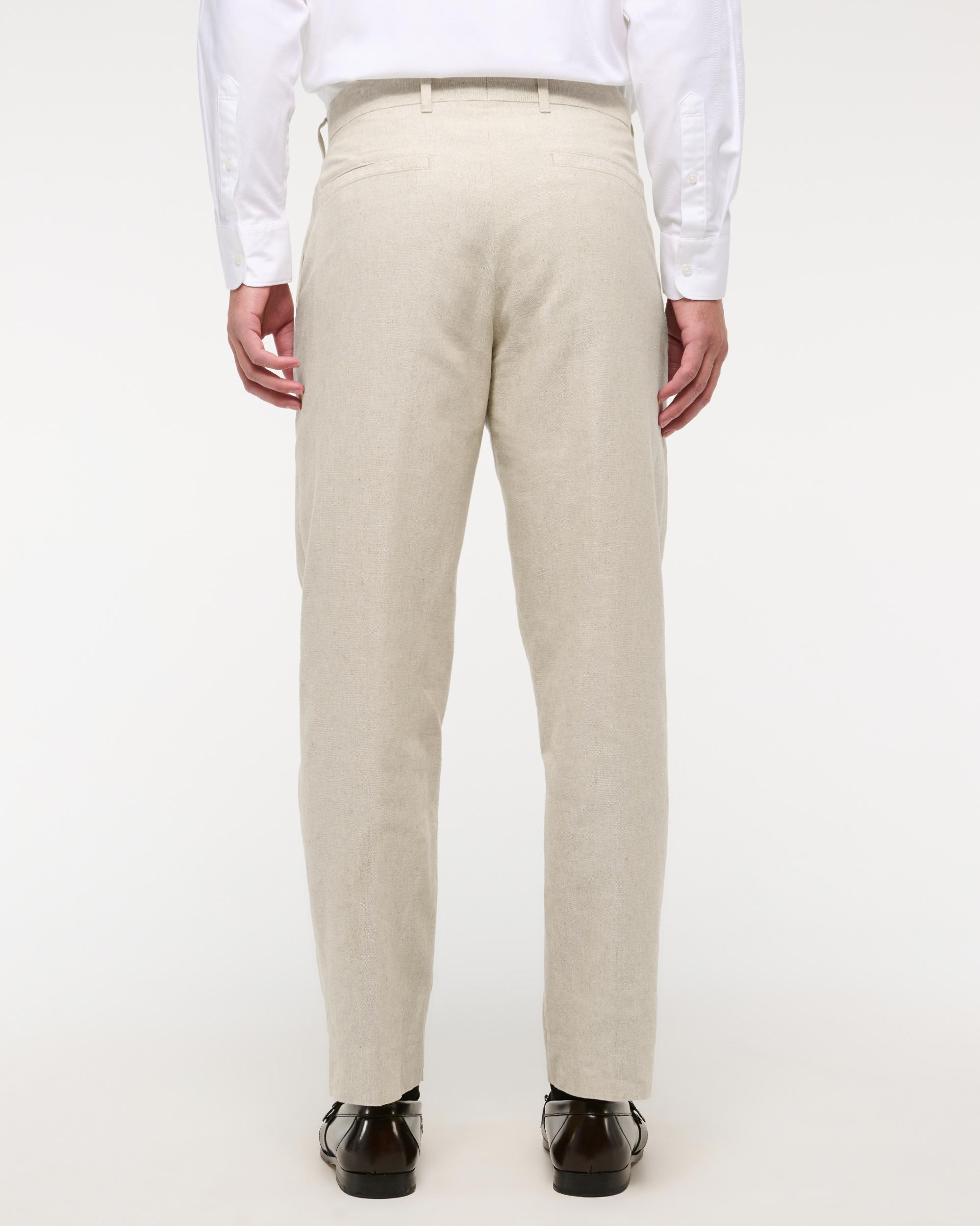 The A&F Collins Linen-Blend Suit Pant Product Image