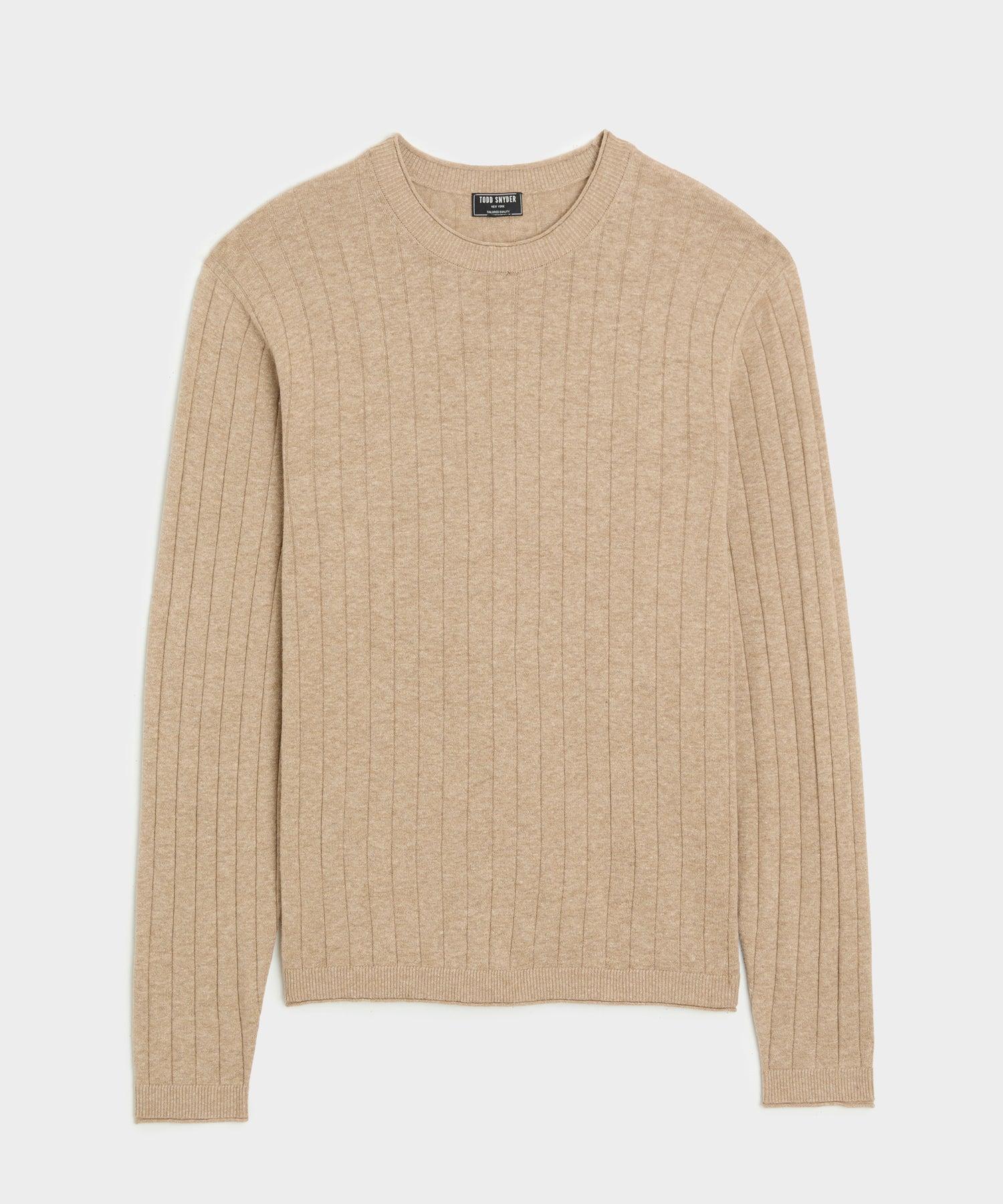 Lightweight Linen-Cotton Crewneck Sweater Product Image