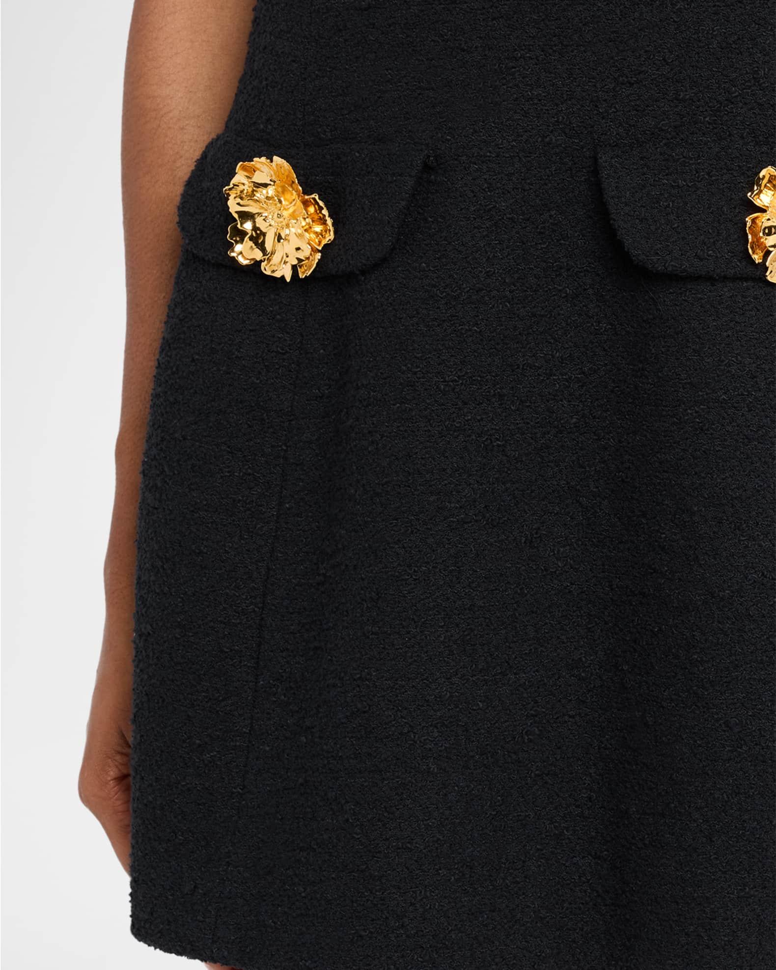 Sleeveless Tweed Mini Day Suit Dress Product Image