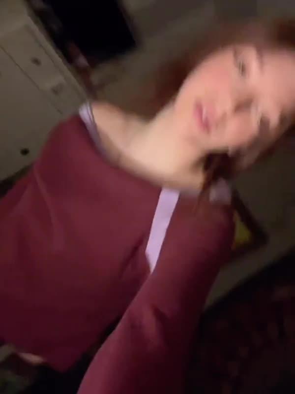 Contrast Color Off Shoulder Long Sleeve Tee Product Image