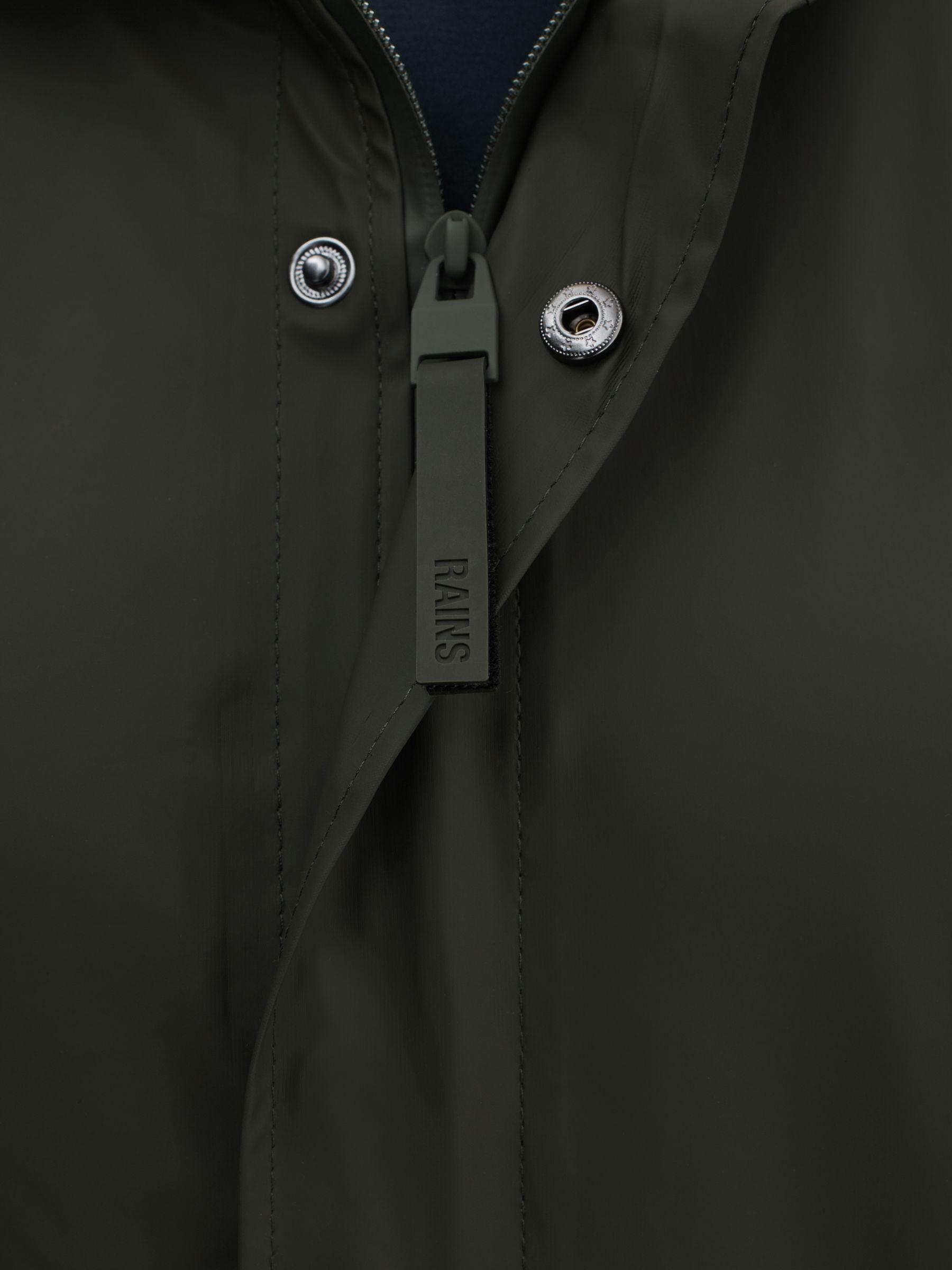 Rains Fishtail Parka in Dark Green Product Image