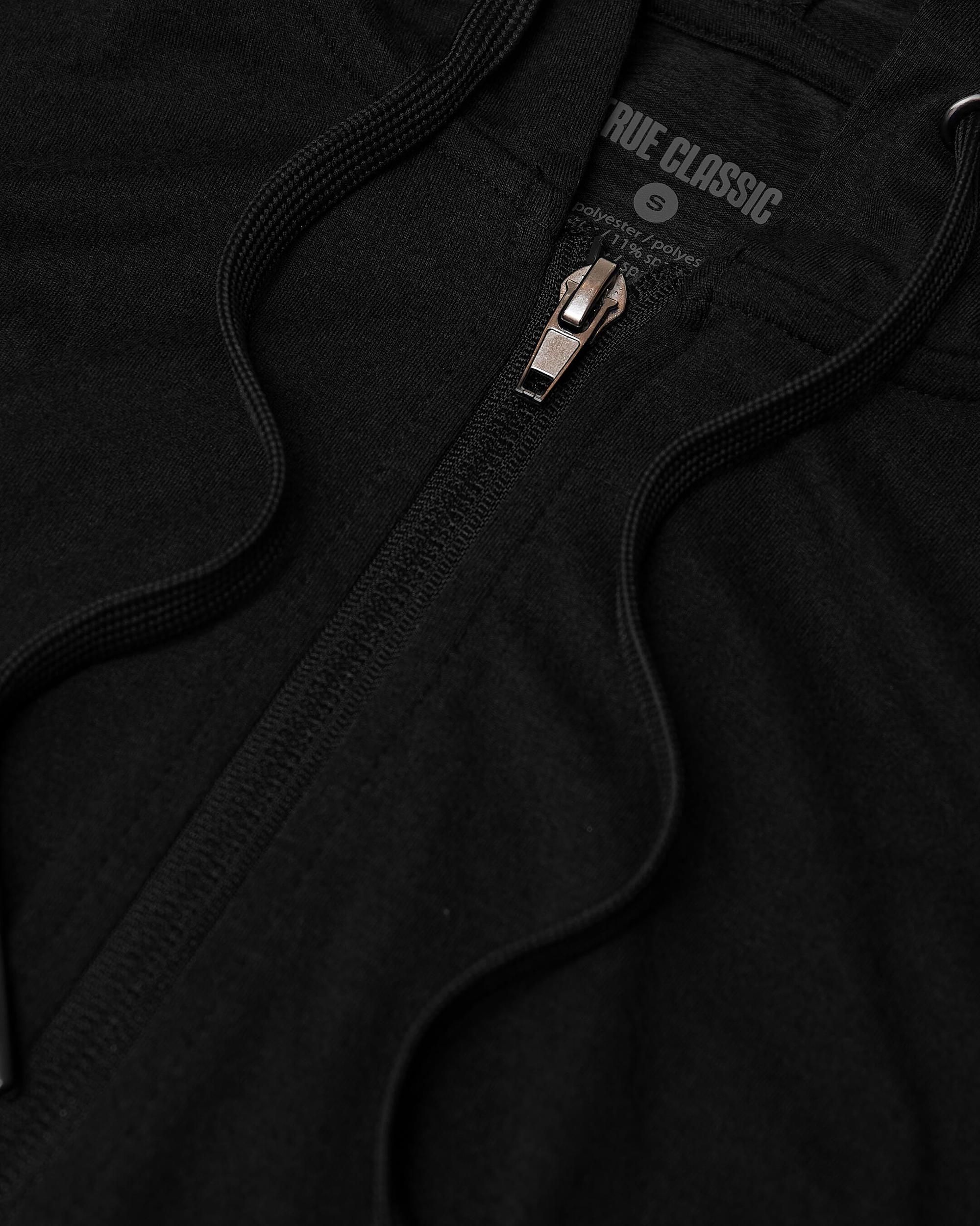 Black Active Comfort Full Zip Hoodie Product Image