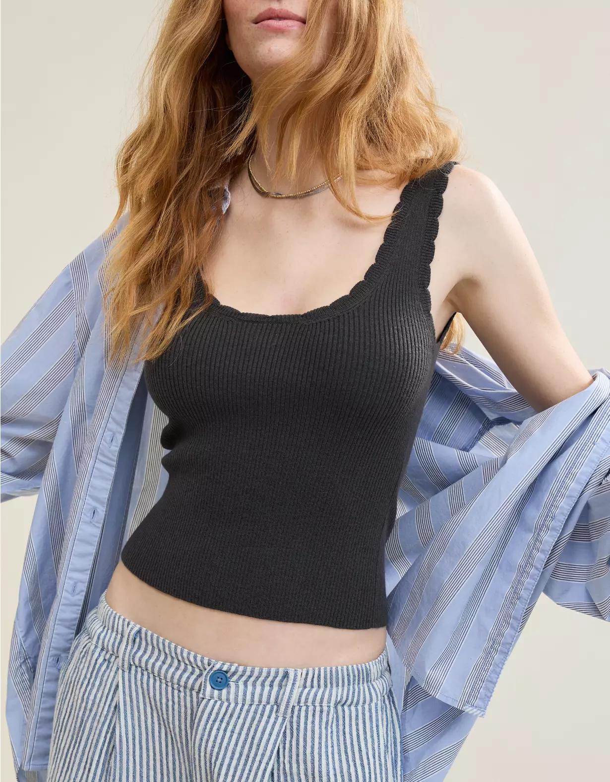 Aerie Reversible Sweater Tank Top Product Image