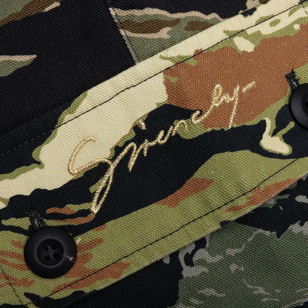 Camo Print Cargo Pants - Multicolored Male Product Image