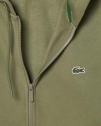 Men's Logo Stripe Zip-Up Hoodie Product Image