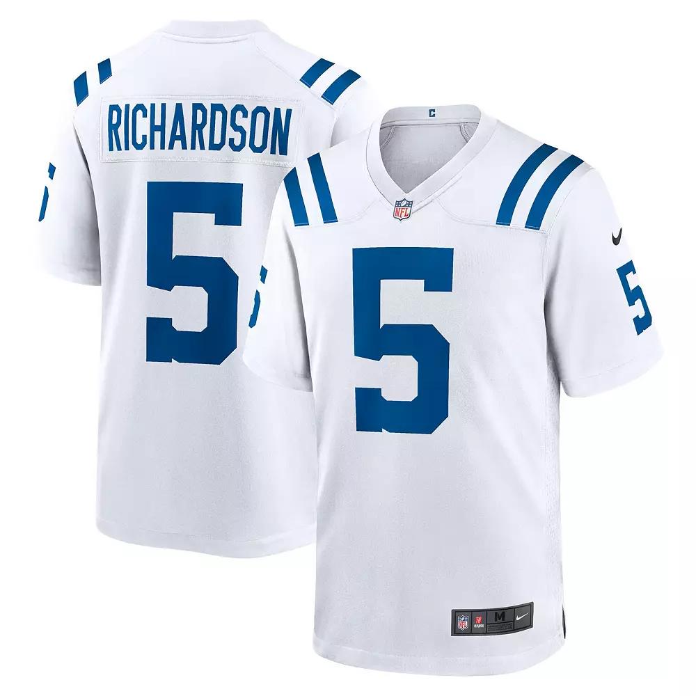 Men's Nike Anthony Richardson White Indianapolis Colts 2023 NFL Draft First Round Pick Game Jersey,  Product Image