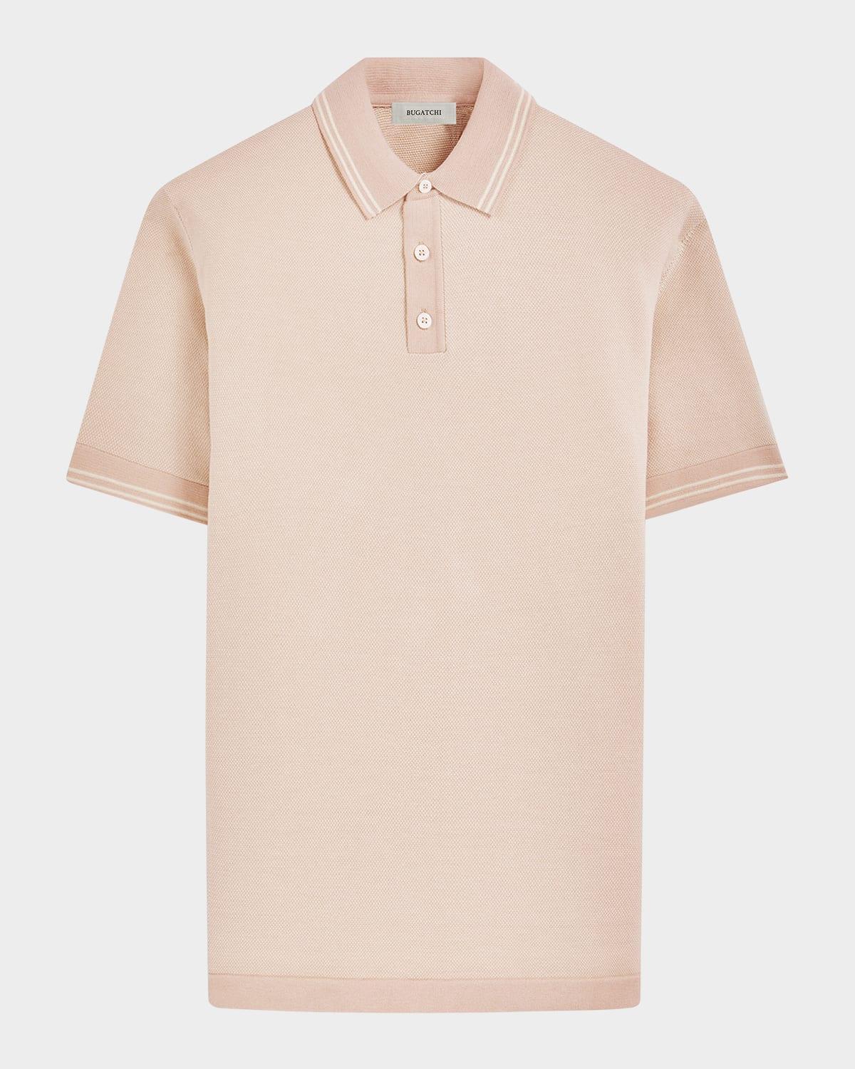 Men's 3-Button Polo Sweater Product Image