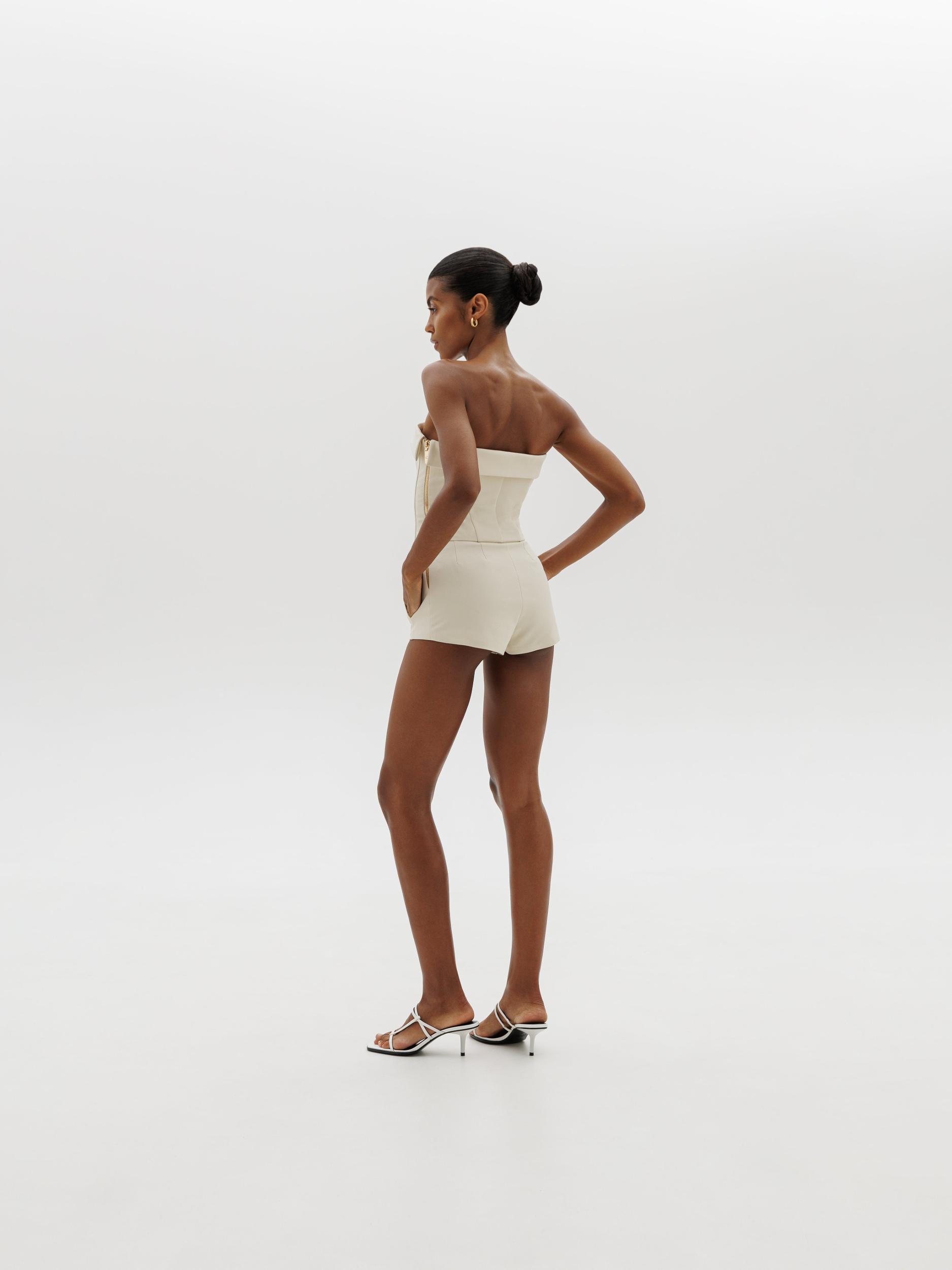 Vixen jumpsuit in Ivory Product Image