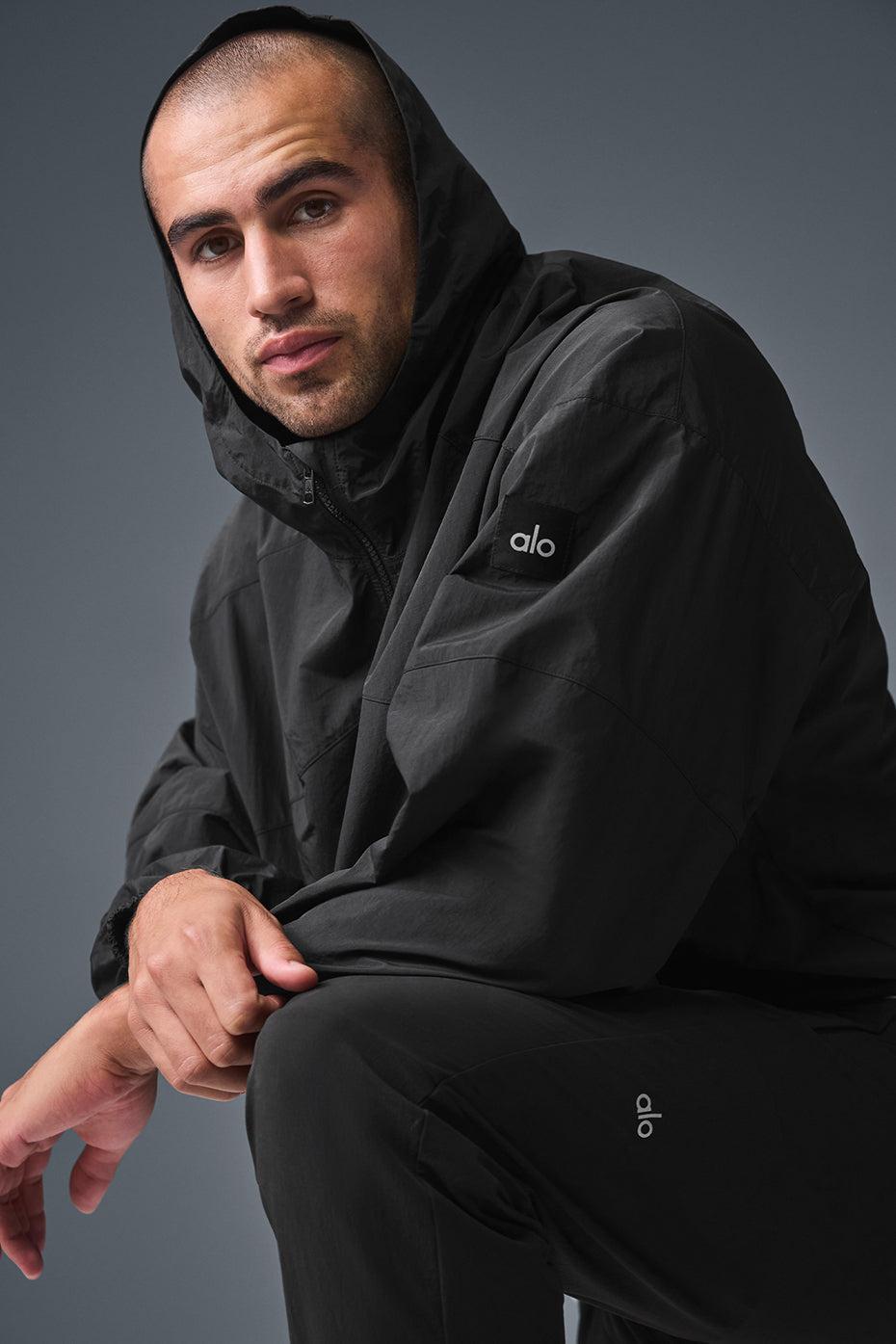 Vantage Nylon Ripstop Track Jacket - Black Product Image