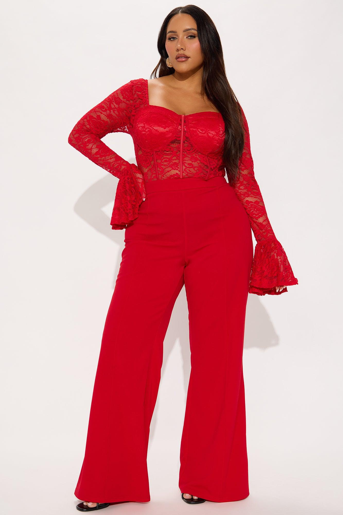 Sweeter Than You Jumpsuit - Red Product Image