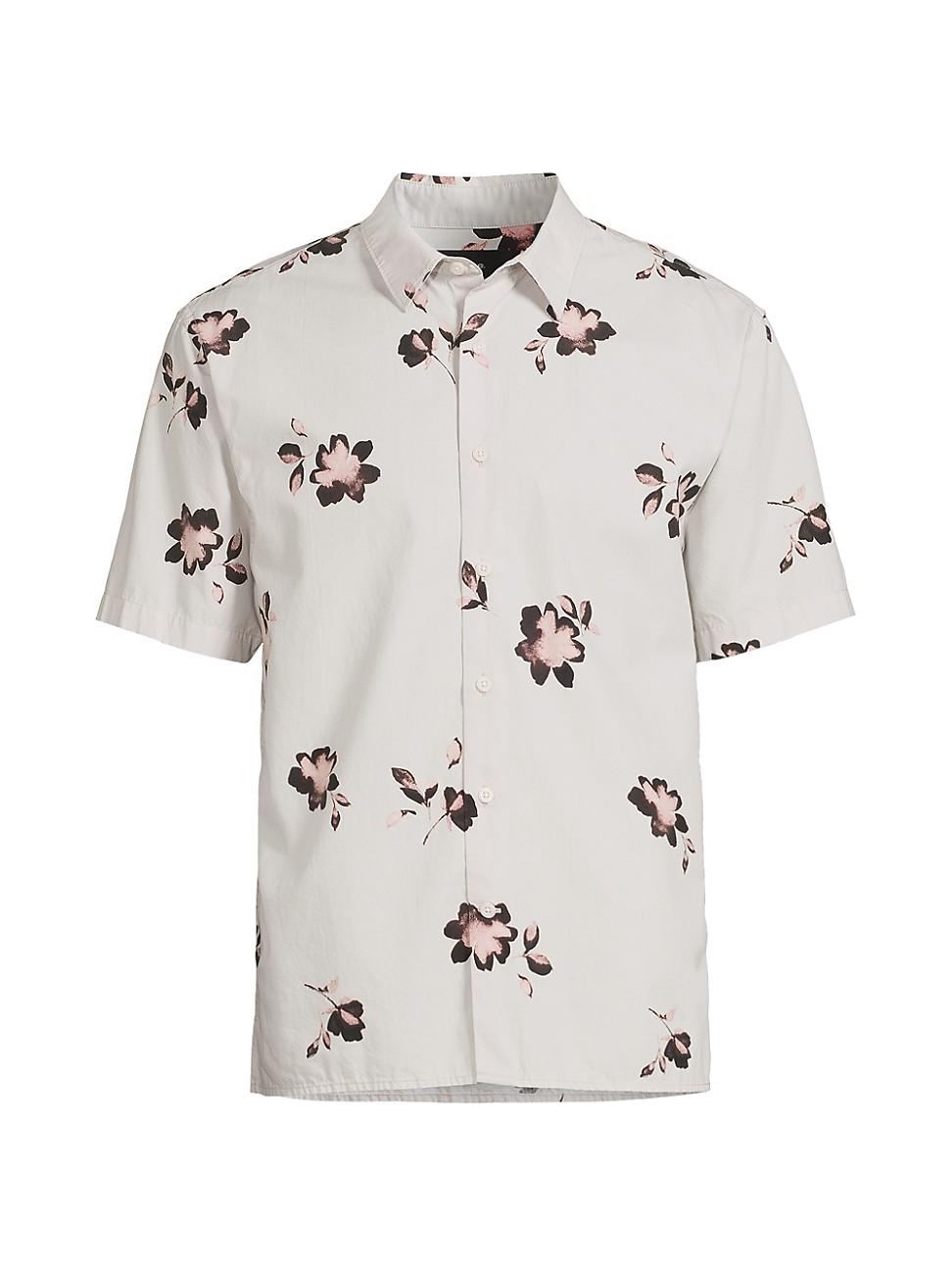 Mens Cascading Floral Sport Shirt Product Image