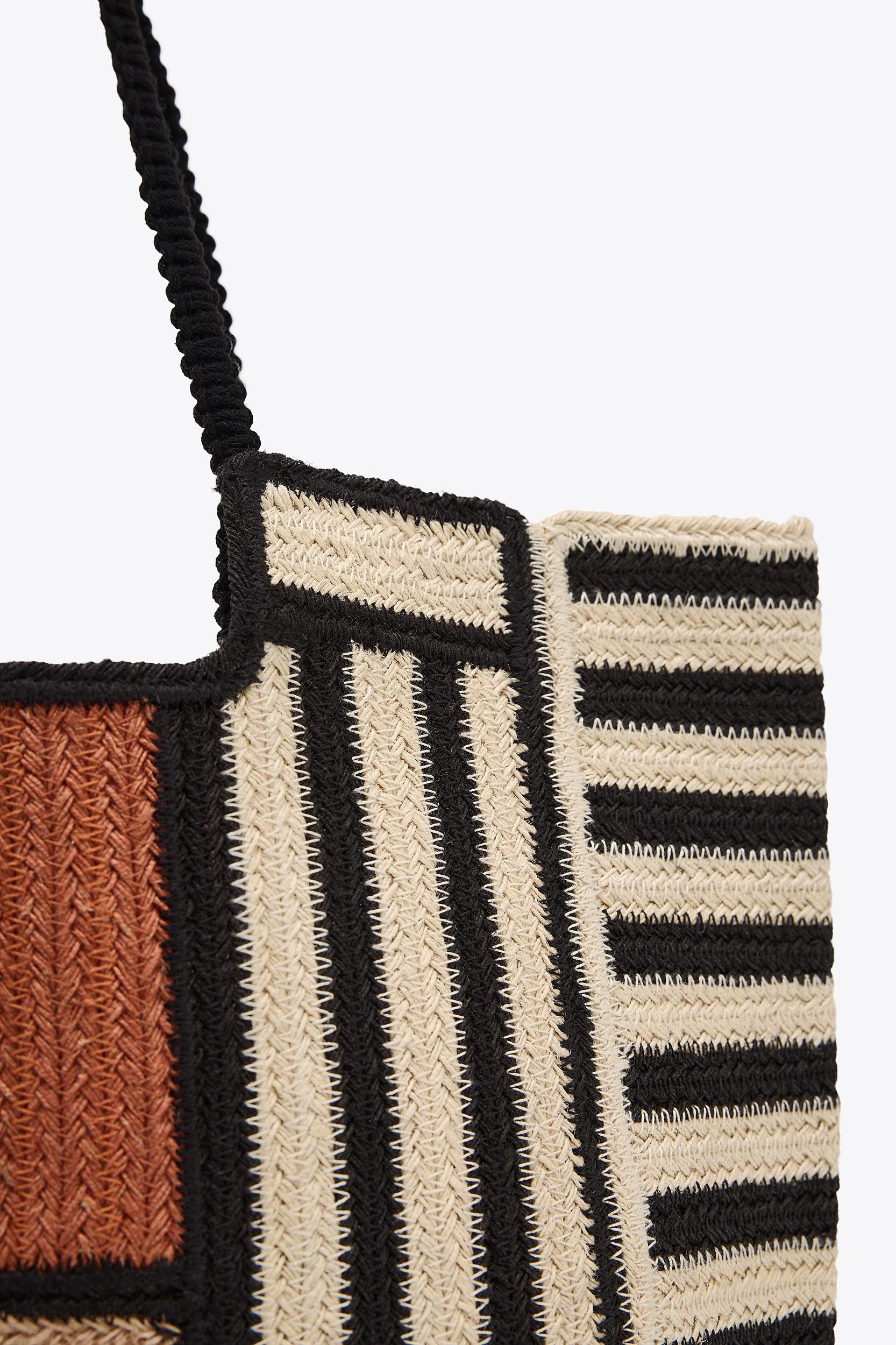 STRIPED JUTE BAG Product Image