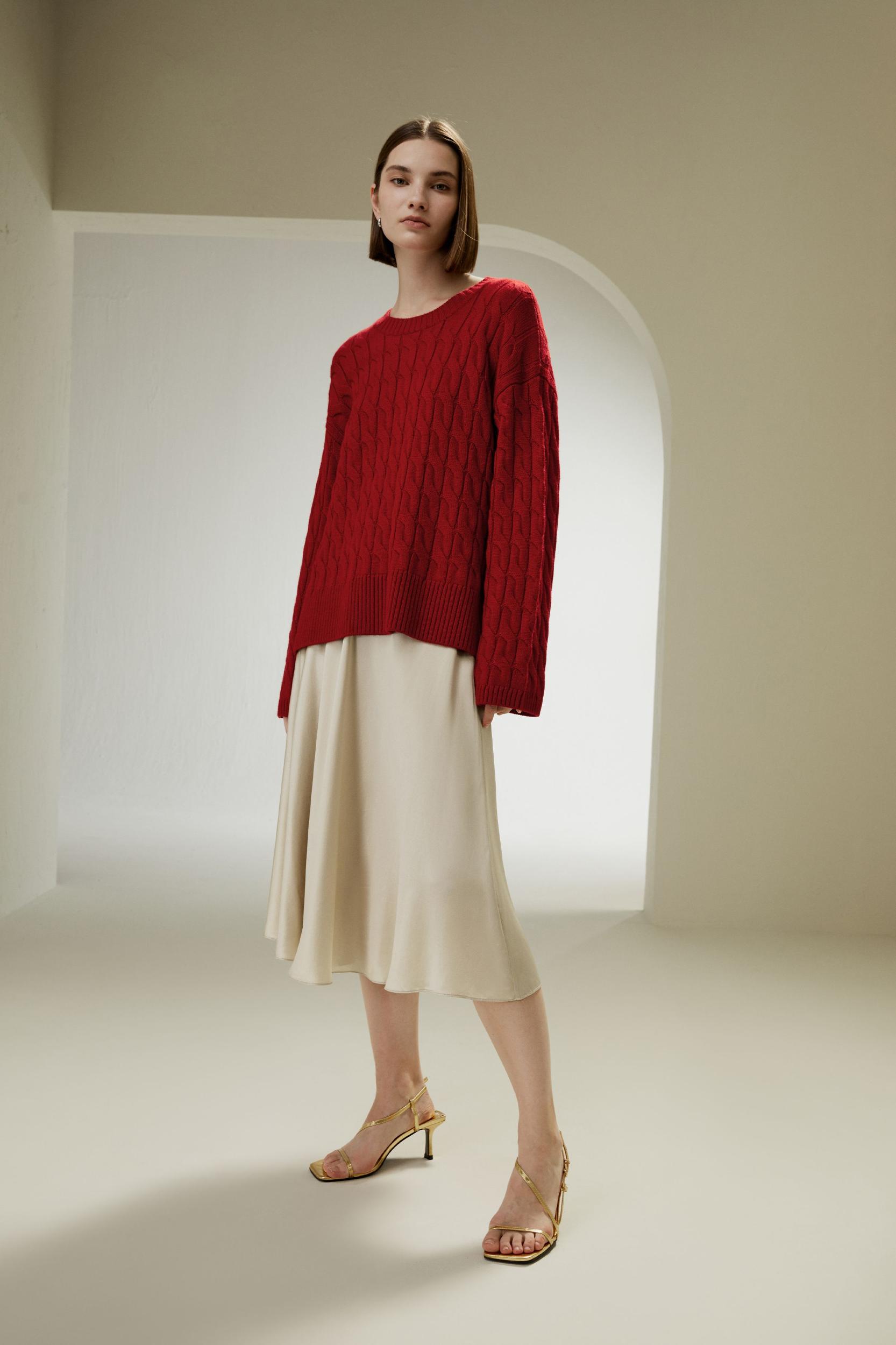 Ultrafine Merino Wool Crewneck Sweater Product Image