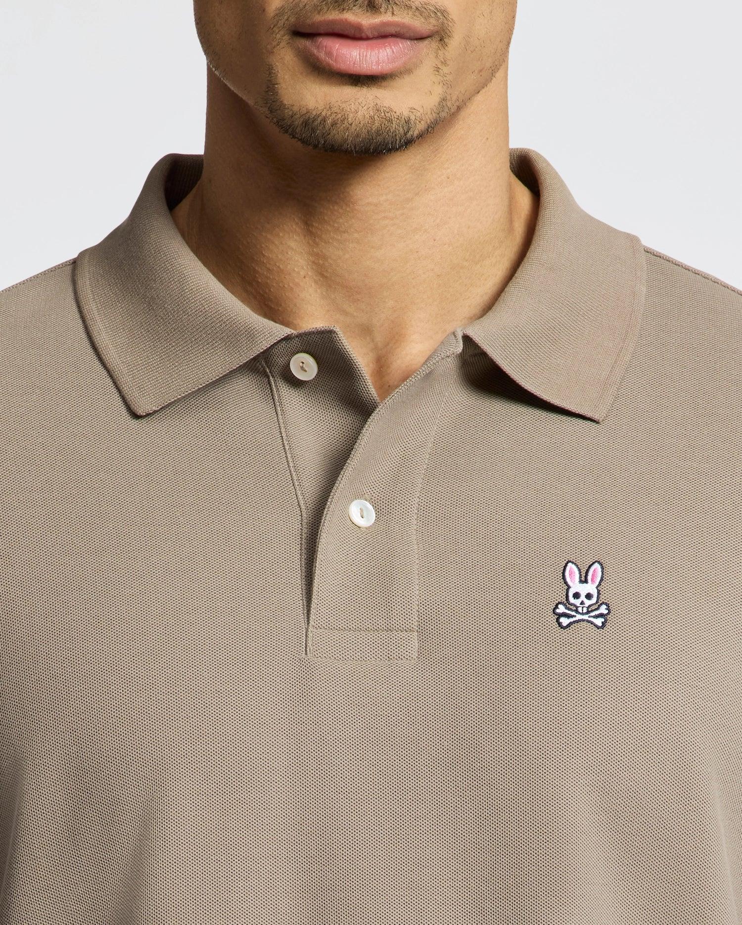 MENS CLASSIC PIQUE POLO SHIRT - B6K001CRPC Male Product Image