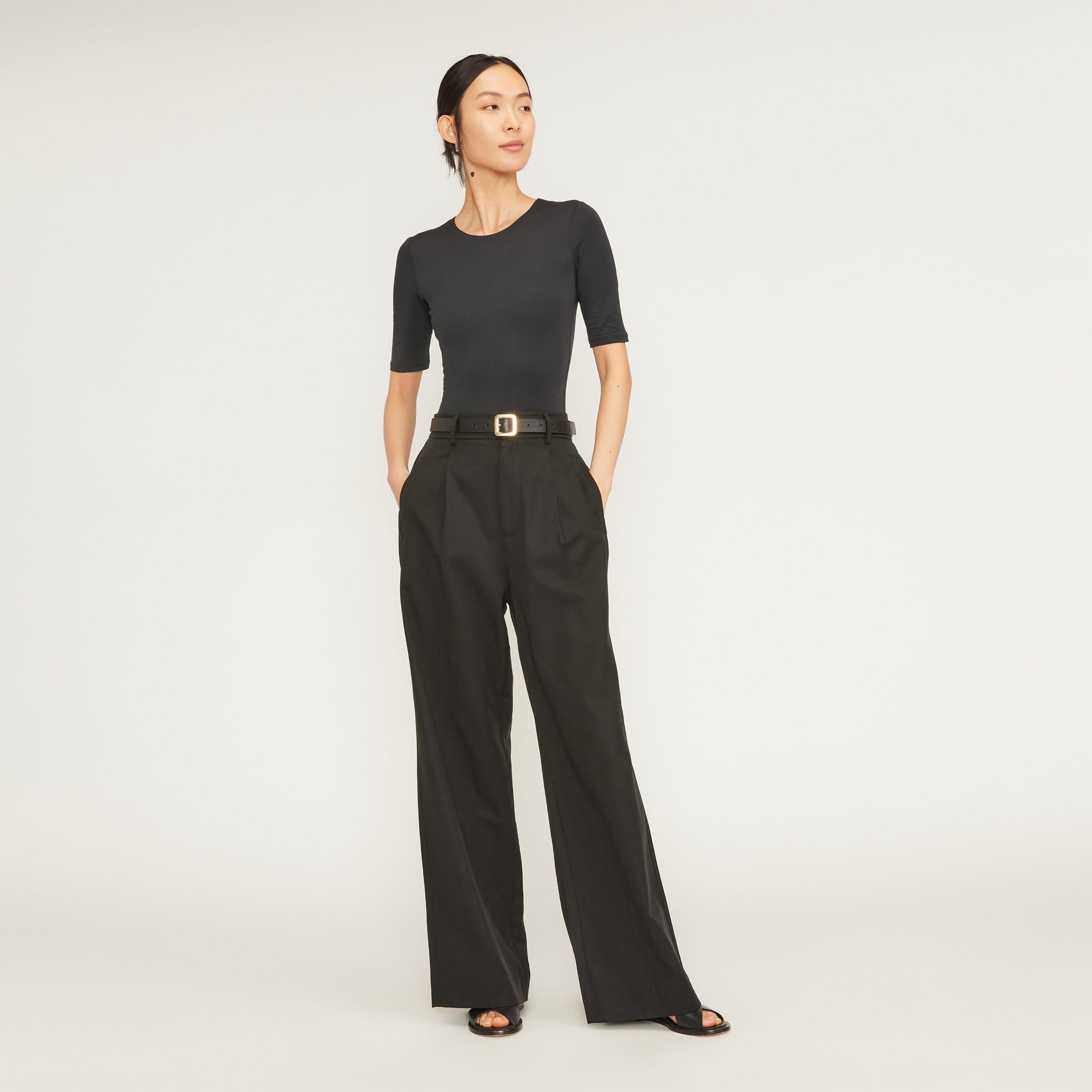 Womens Short-Sleeve Crew Neck Bodysuit by Everlane Product Image