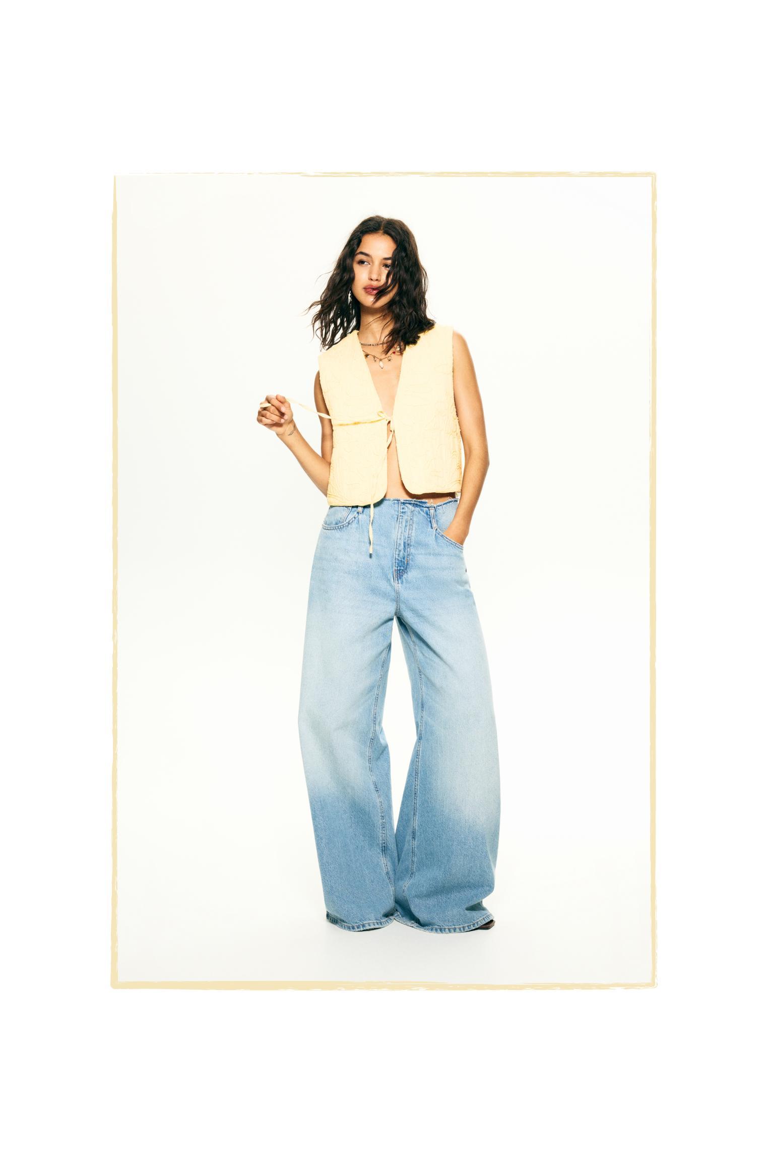 Floral puffer vest Product Image