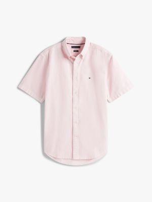 Regular Fit Short-Sleeve Oxford Shirt Product Image