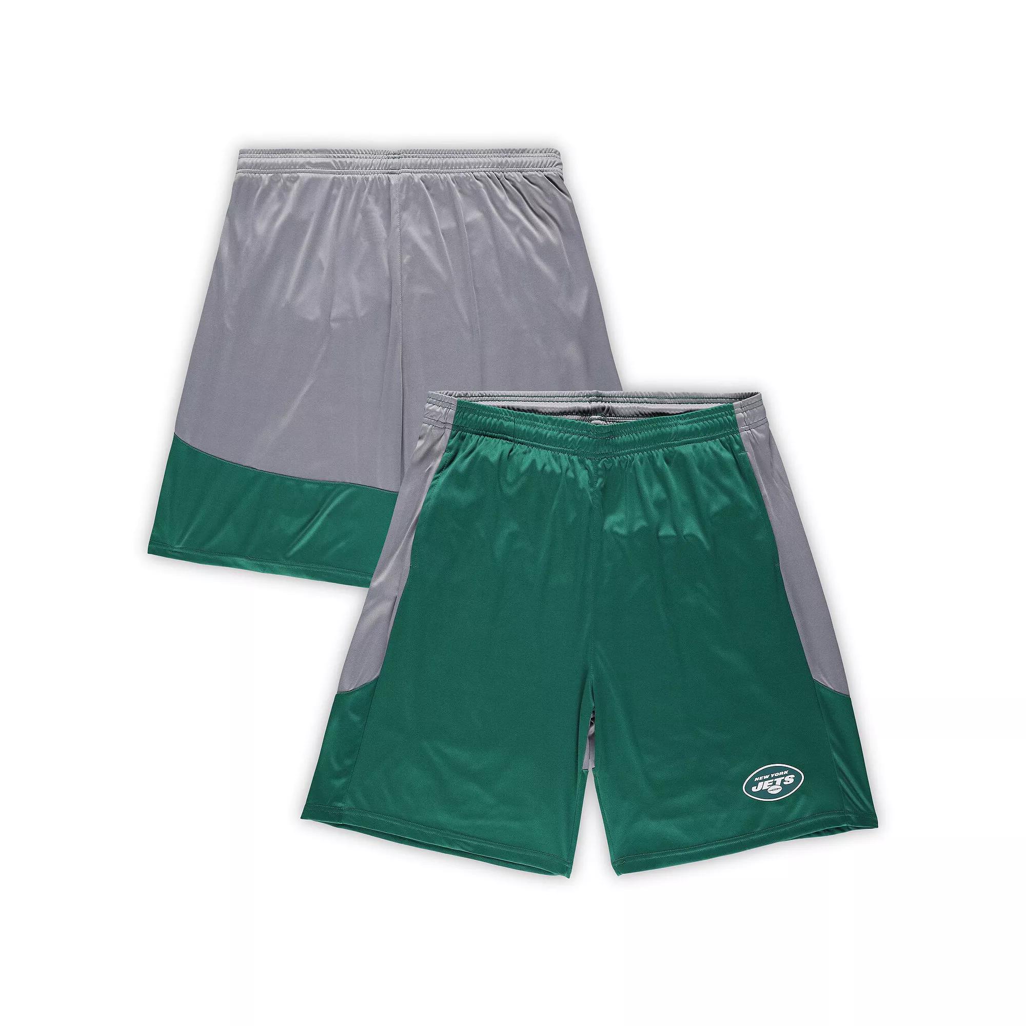 Men's Fanatics Green New York Jets Big & Tall Team Logo Shorts,  Product Image
