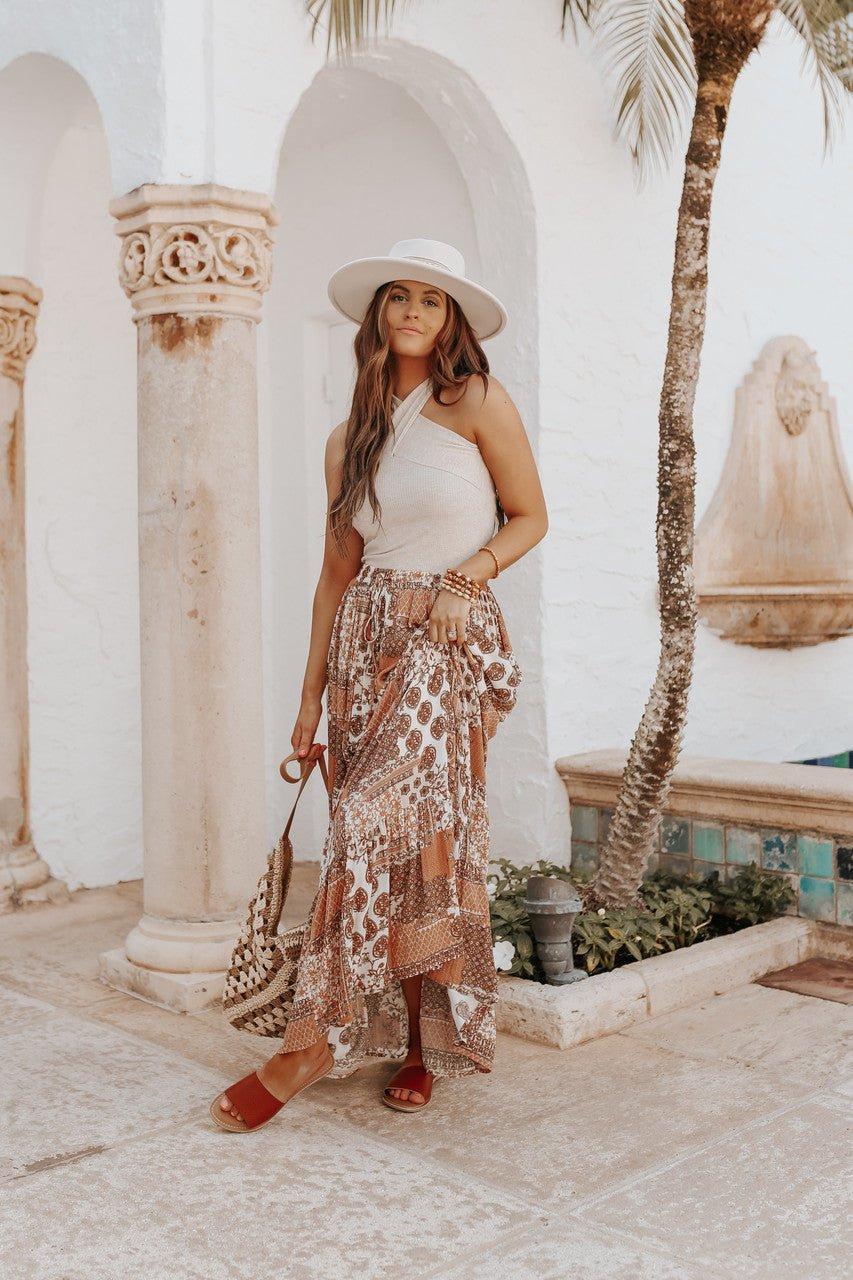 Cross Front Halter Ribbed Bodysuit - FINAL SALE Female Product Image