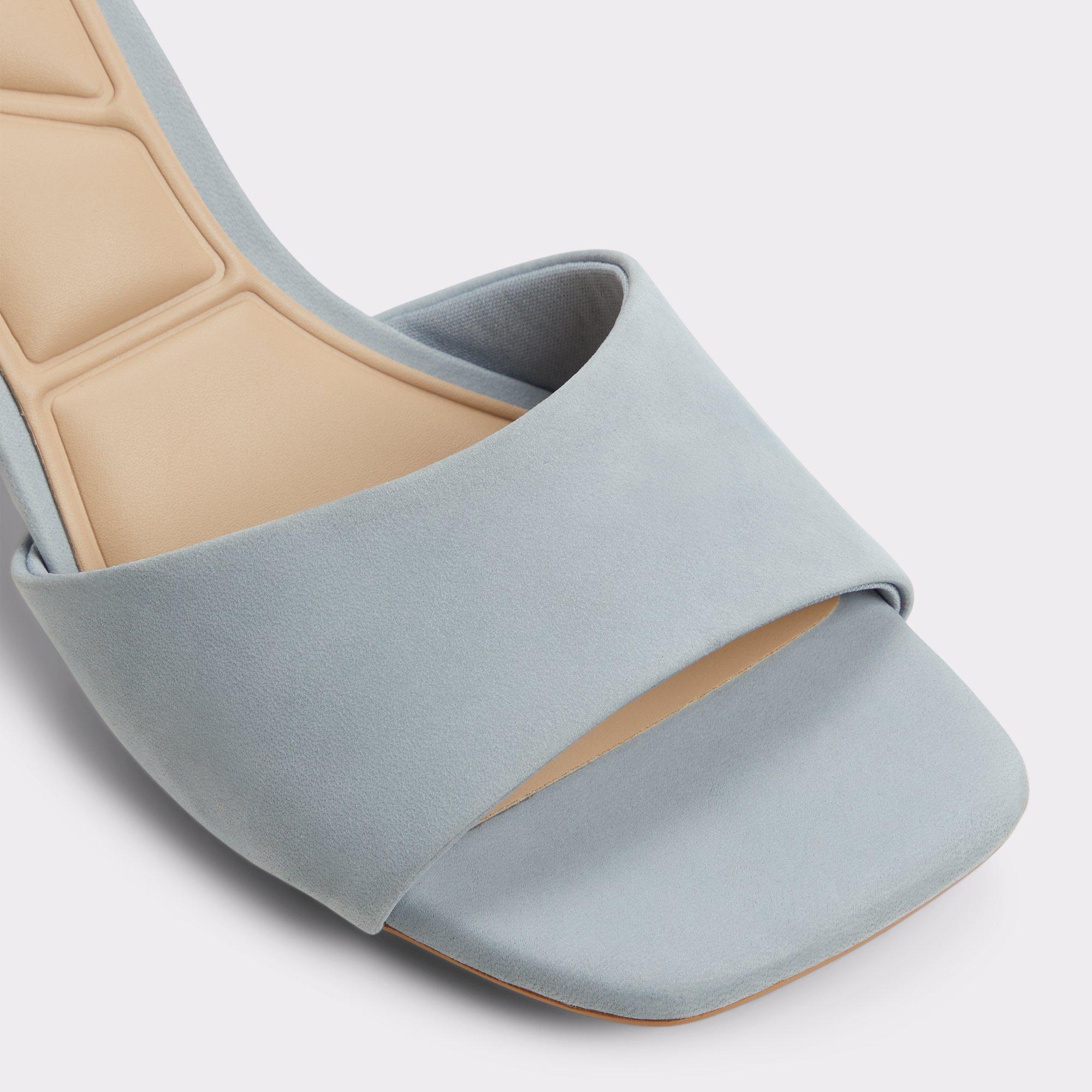 ALDO Tisha - Women's Heeled Mules Sandals - Blue, Size 10 Product Image