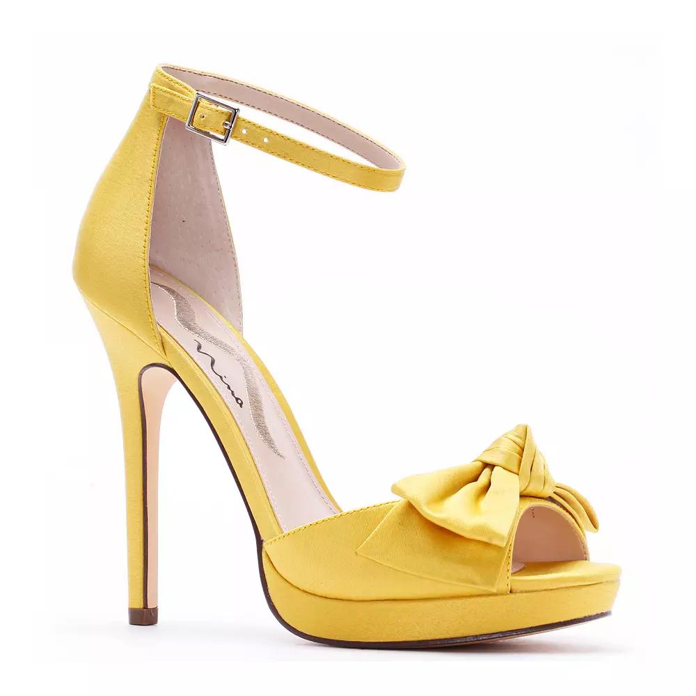 N by Nina Freedom Women's Platform Heels, Size: 7, Brown Product Image