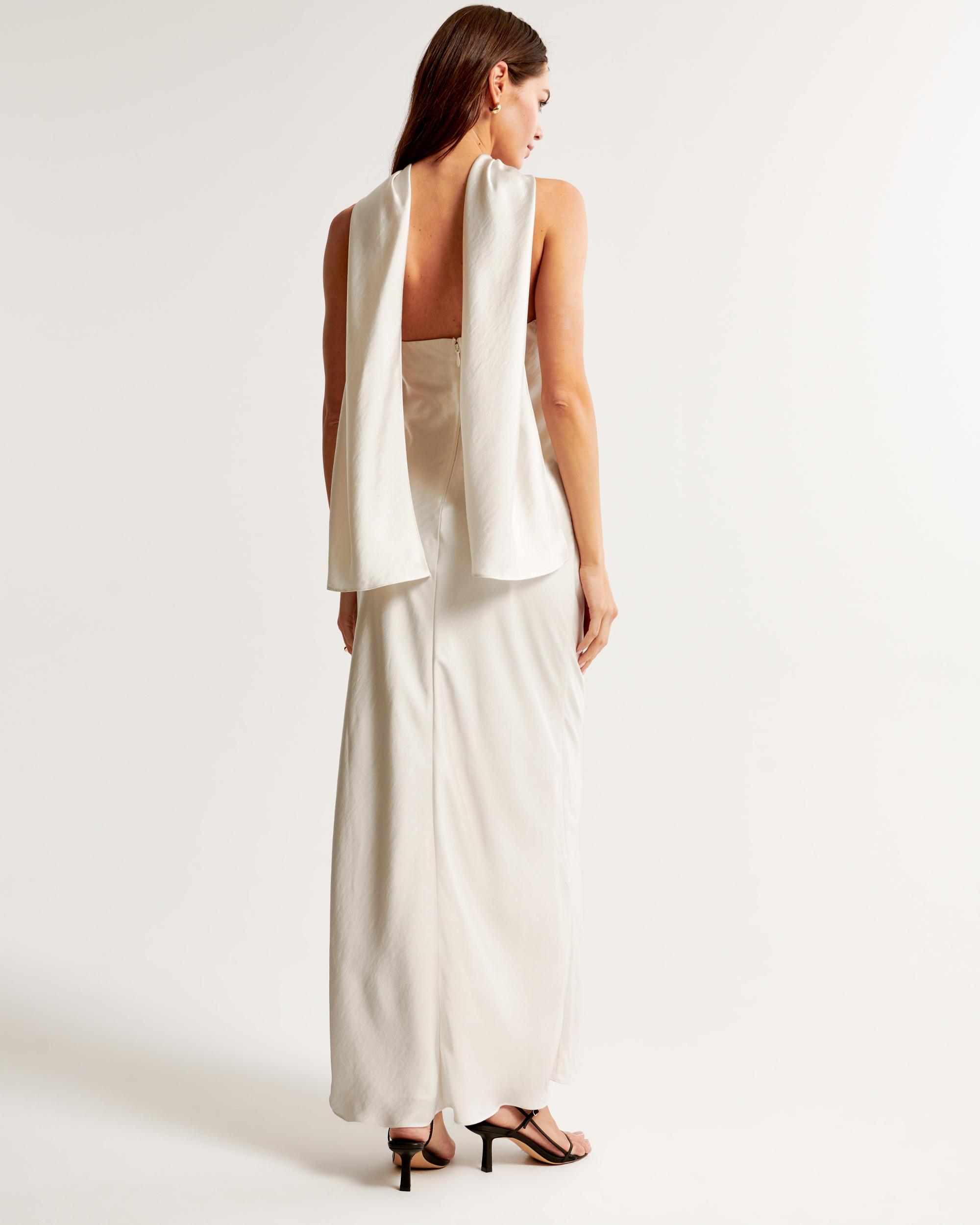 The A&F Julia Slip Strapless Scarf Maxi Dress Product Image