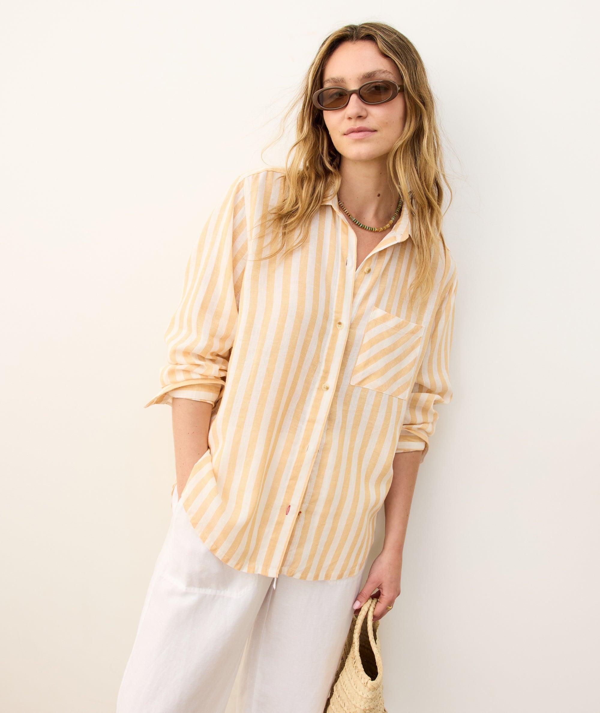Jane Relaxed Linen Shirt Product Image