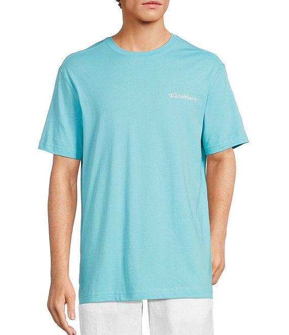 Caribbean Big & Tall Beach Barrel Short Sleeve Graphic T-Shirt Product Image