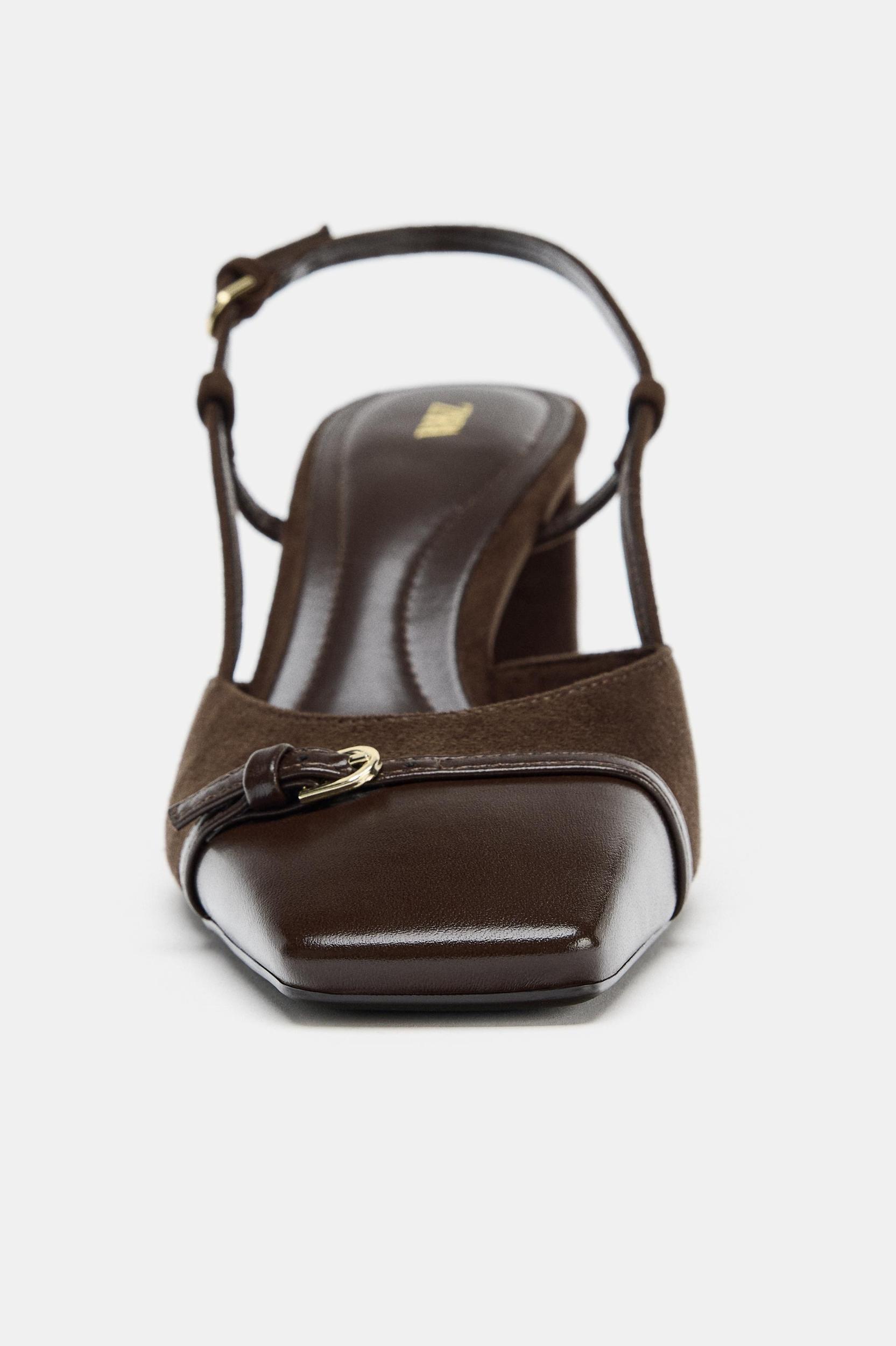 BLOCK HEEL SLINGBACK SHOE Product Image