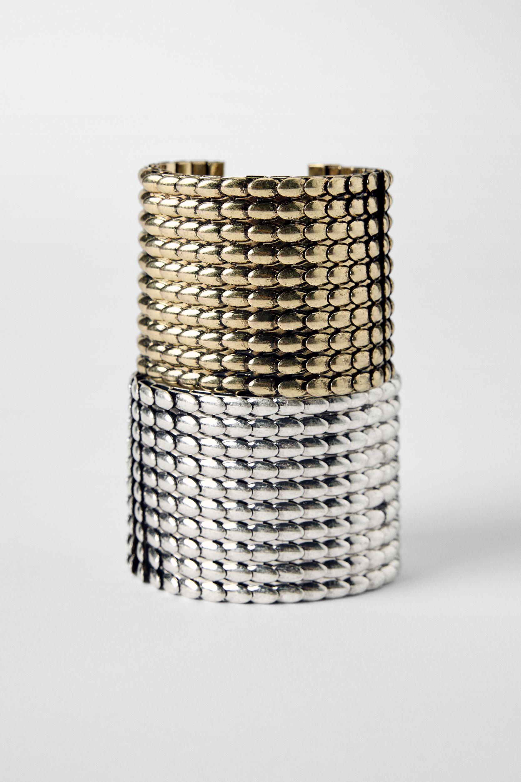 2-PACK OF TEXTURED BRACELETS KATE MOSS X ZARA Product Image